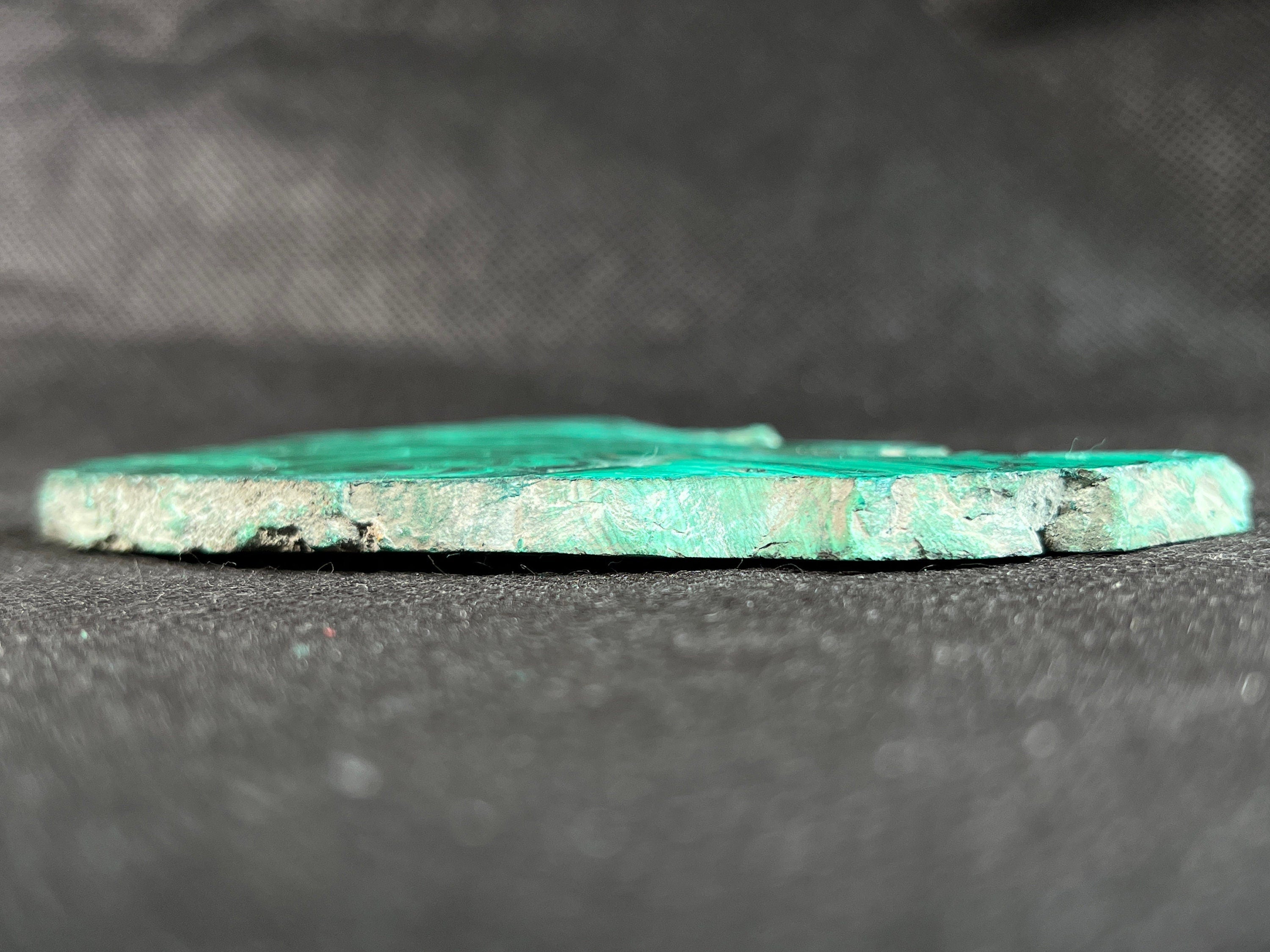 Natural Green Malachite Crystal Slab - Premium Stone for Jewelry Making, Unique Spiritual Gift, Home Decor & Healing Crystal (50432) | Perfect for Meditation, Energy Work & Feng Shui Decorations
