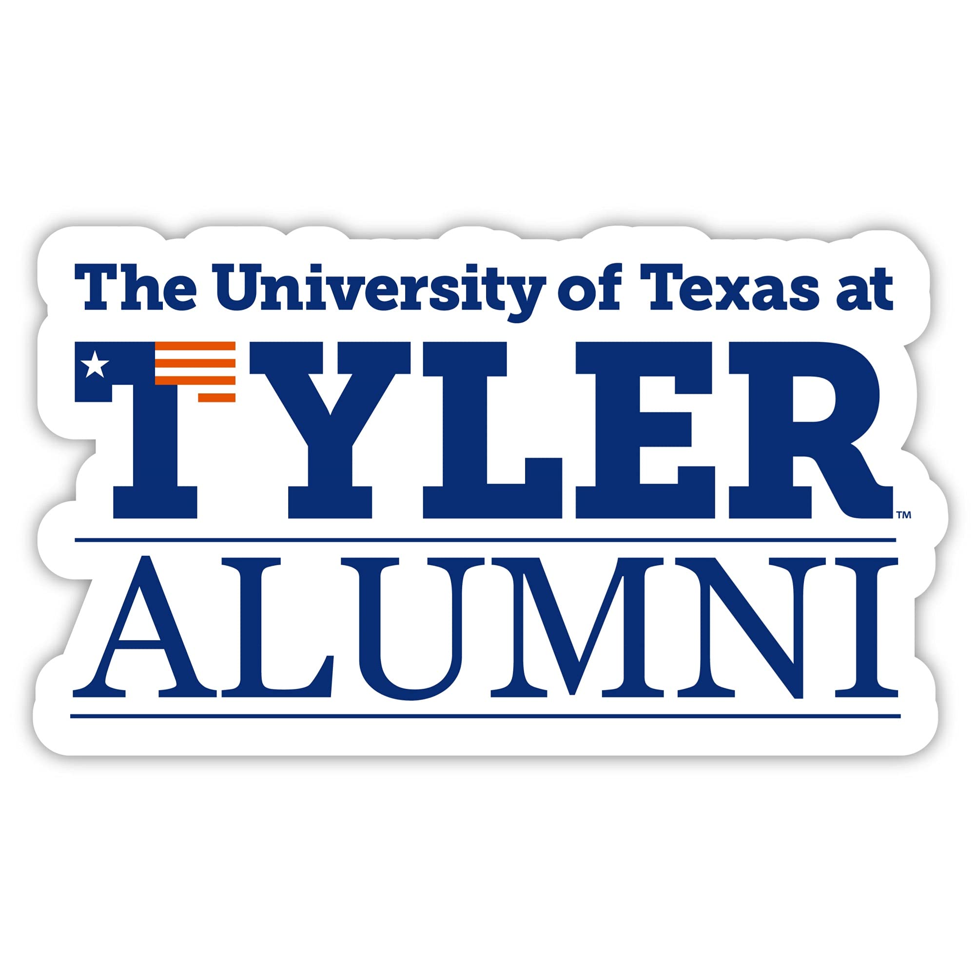 University of Texas at Tyler 4-Inch Laser Cut Alumni Vinyl Decal Sticker 2-Pack - Perfect for Car Windows, Laptops & Water Bottles | UT Tyler School Pride & Spirit