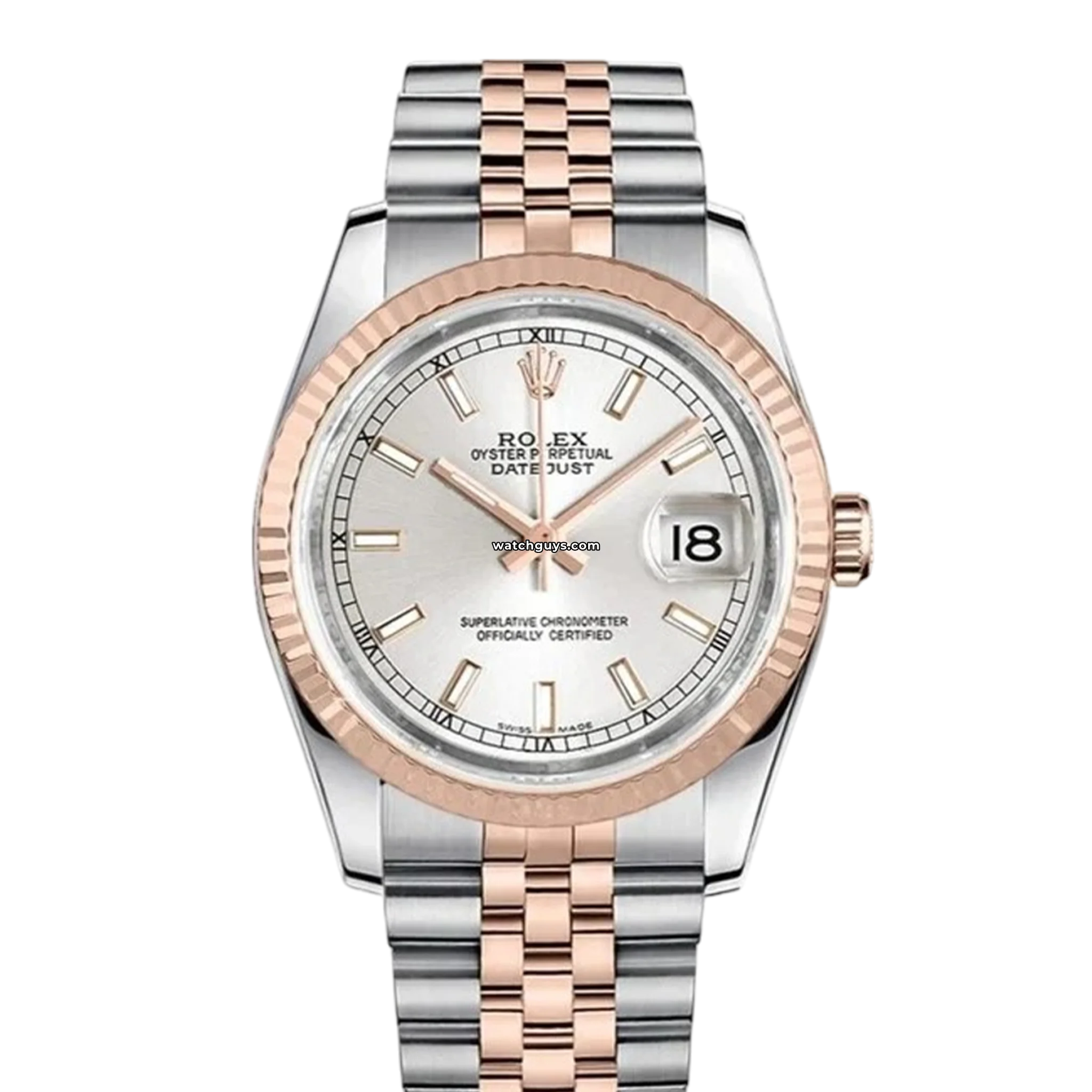 Rolex Datejust 116231 Men's Watch - Silver Jubilee Dial & Stainless Steel Bracelet - Luxury Dress Watch for Business & Formal Occasions