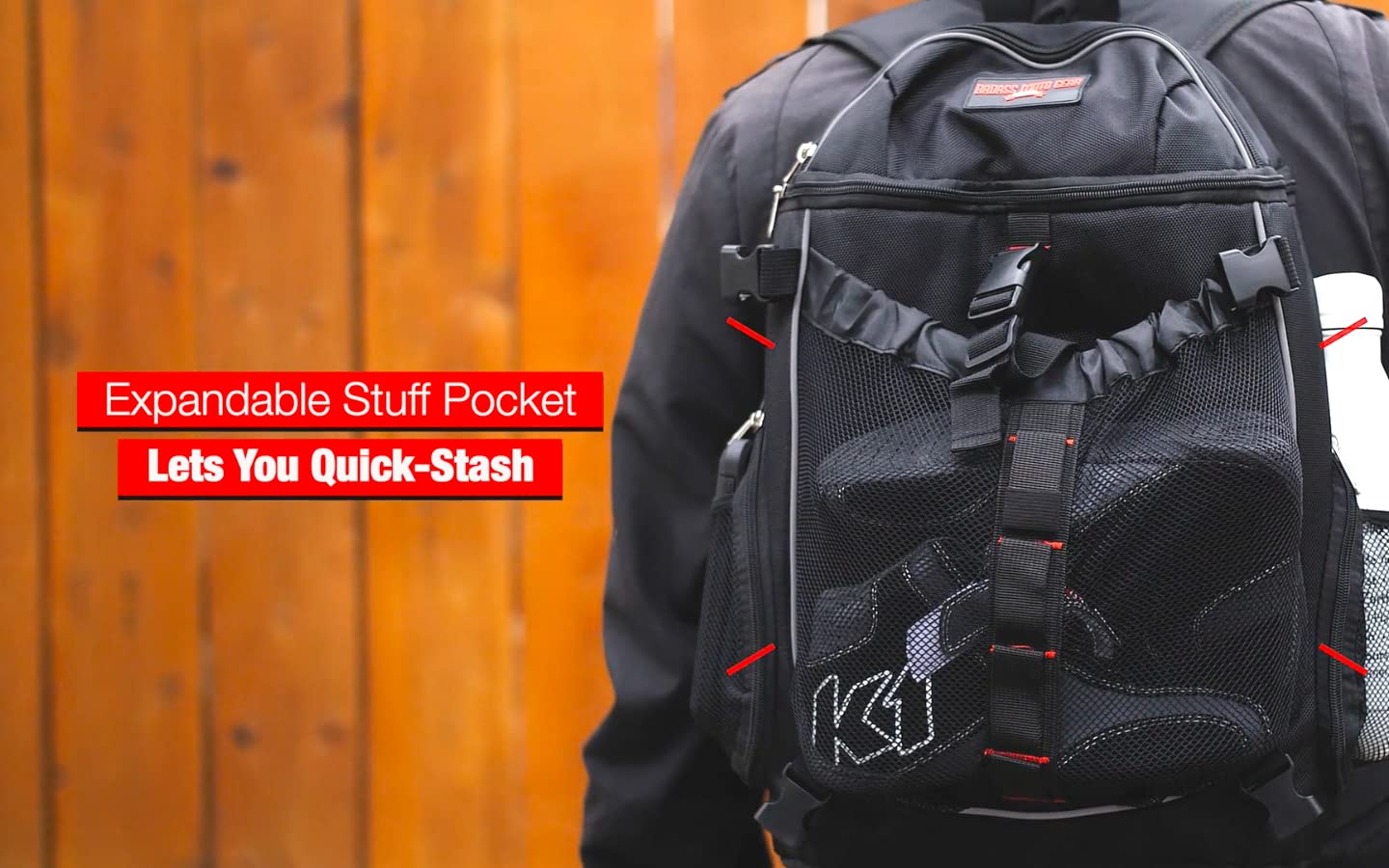 Badass Moto Motorcycle Helmet Backpack - Compact Helmet Holder & Travel Bag for Bikers - Airline Approved Motorcycle Gear - Perfect for Commuting, Road Trips & Adventure Riding