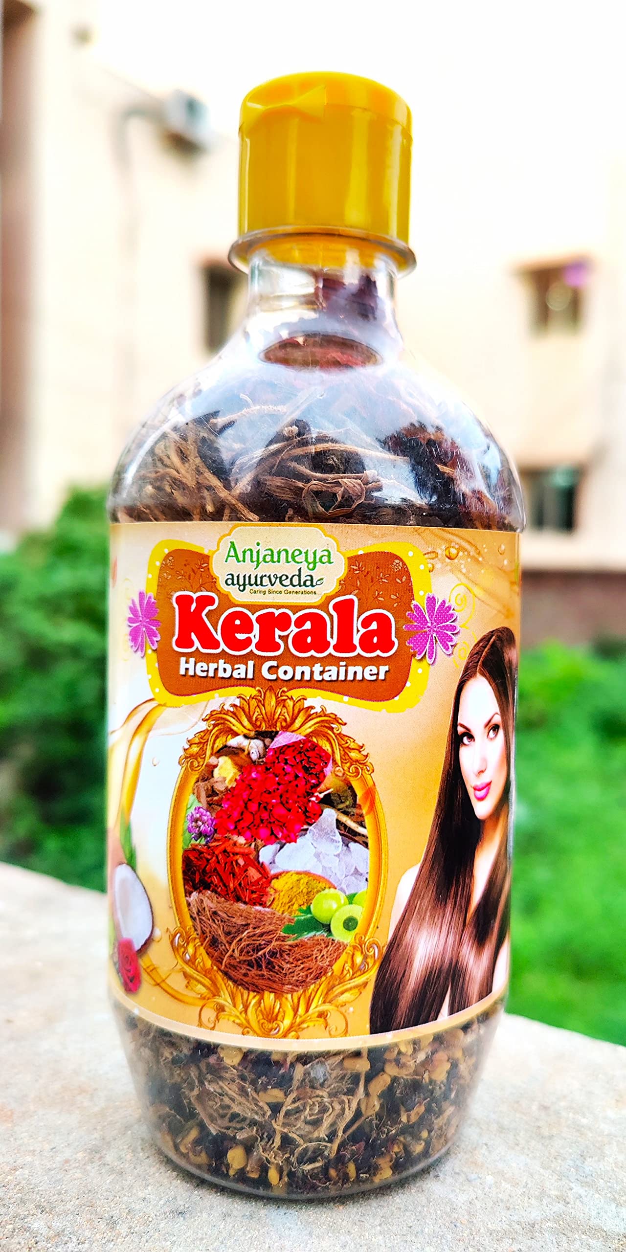 SSKR Ayurvedic Herbal Hair Oil Mix with Vital Herbs - DIY Natural Hair Growth Treatment for Strong, Shiny, Dark Hair - Perfect for Daily Scalp Massage & Hair Care Routine