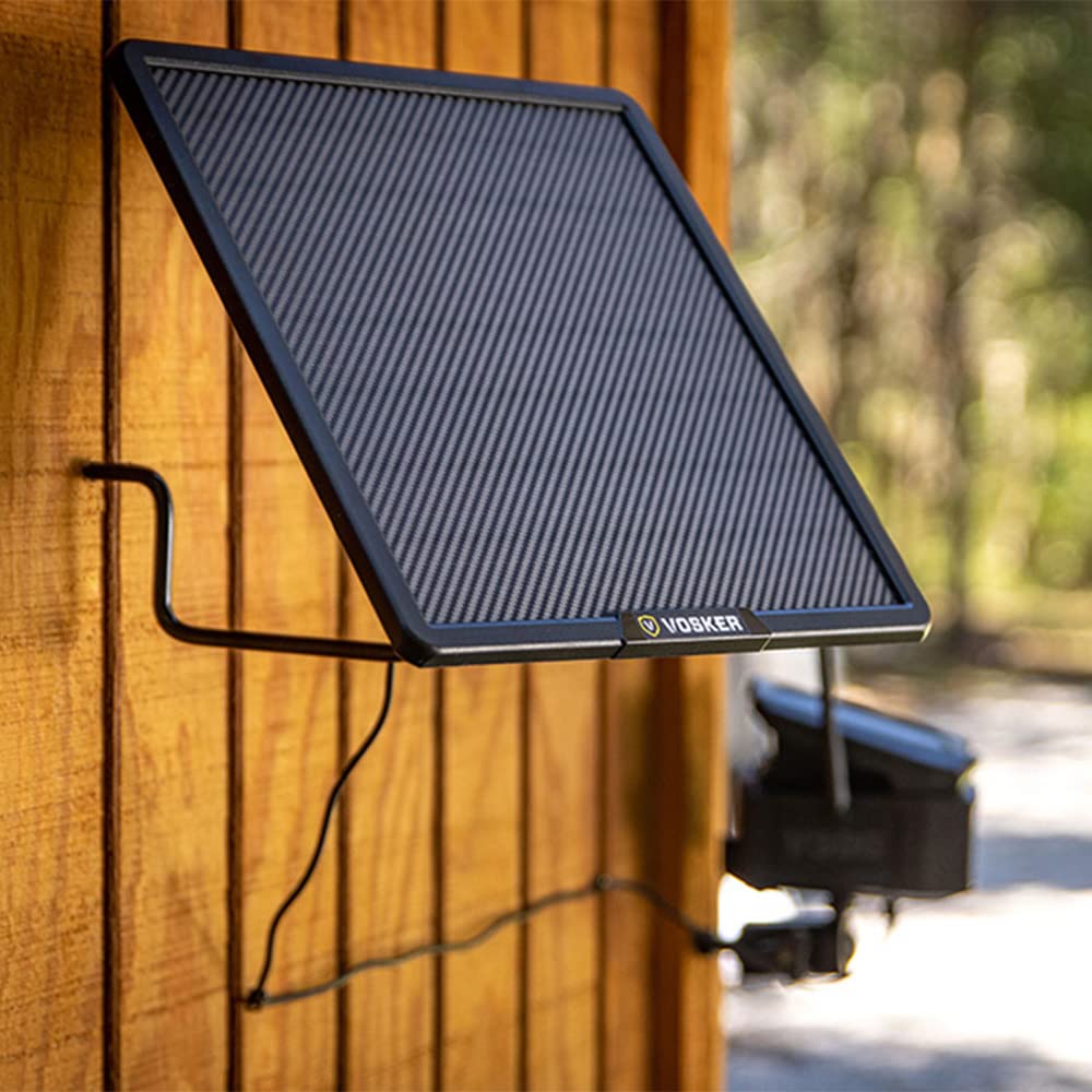 VOSKER 2-in-1 Solar 15,000mAh Wireless Outdoor Power Bank - Universal USB Portable Charger for Smartphones, Tablets, V150/V200/V300 Trail Cameras - Perfect for Camping, Hiking & Emergency Power Backup