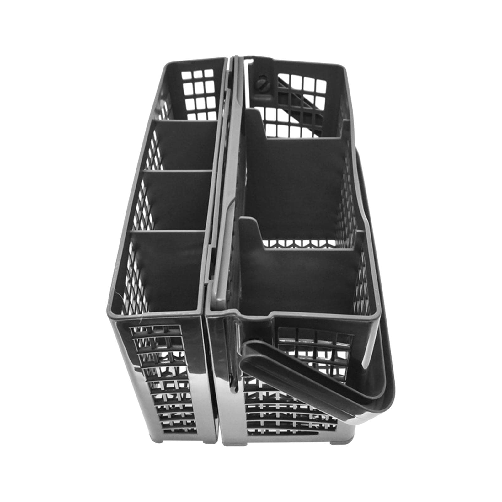 Stainless Steel Dishwasher Silverware Basket with Handle - Utensil Organizer for Forks, Spoons & Knives - Perfect for Kitchen, Restaurant & Dishwasher Storage