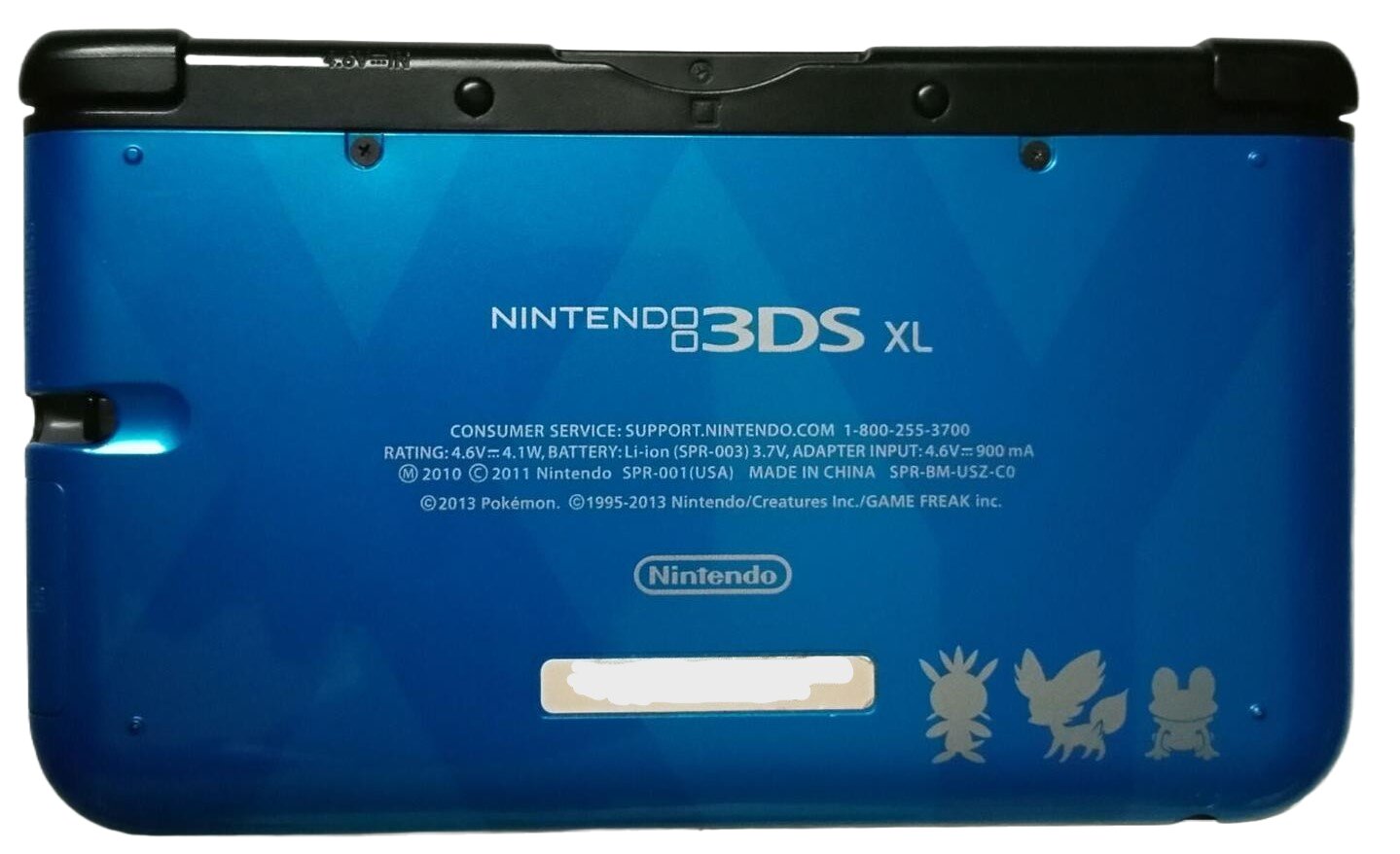 Nintendo 3DS XL Pokemon X & Y Limited Edition Blue Handheld Gaming Console - Perfect for Pokemon Fans & Retro Gaming Enthusiasts