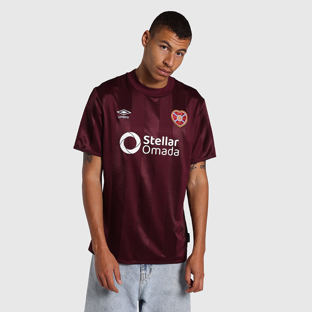 Heart of Midlothian FC 24/25 Home Jersey - Authentic Football Shirt for Fans & Players - Perfect for Matchdays, Training & Gifts
