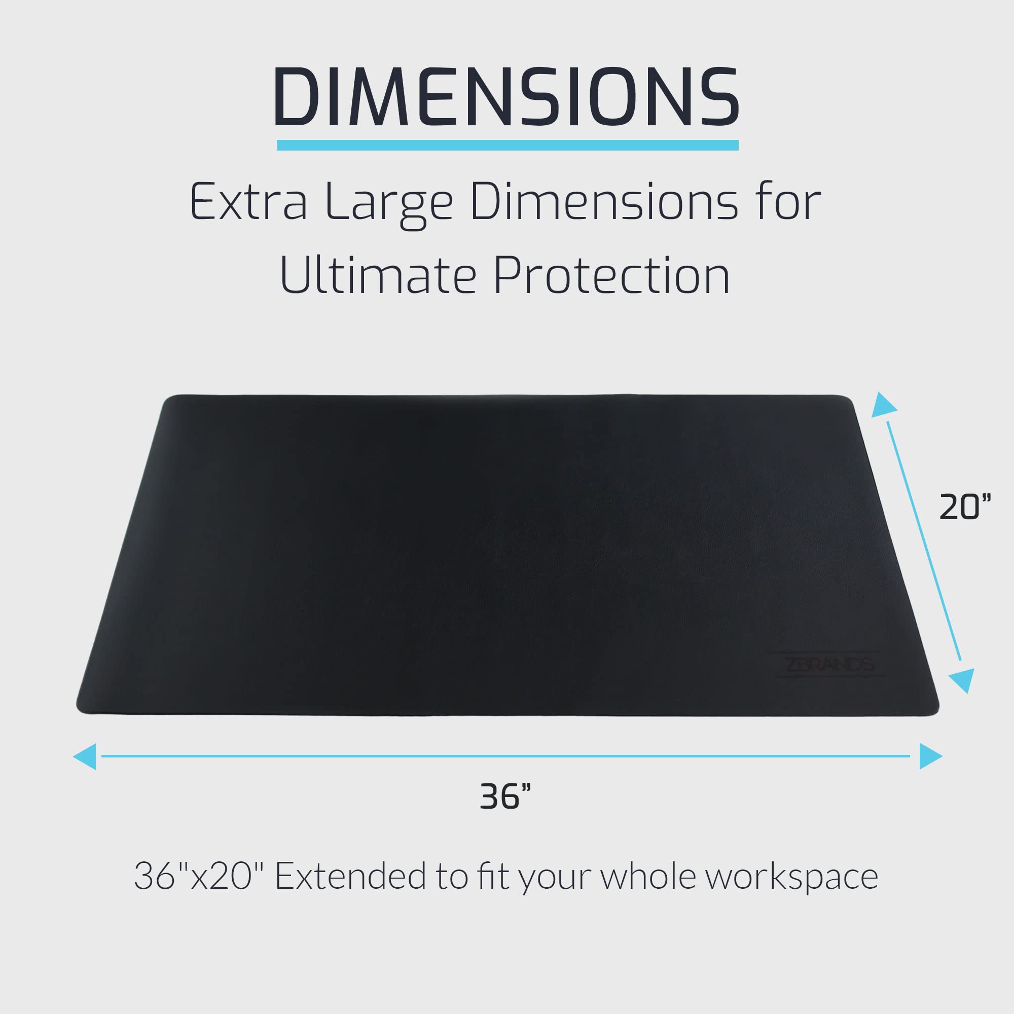 Premium Leather Desk Mat 36