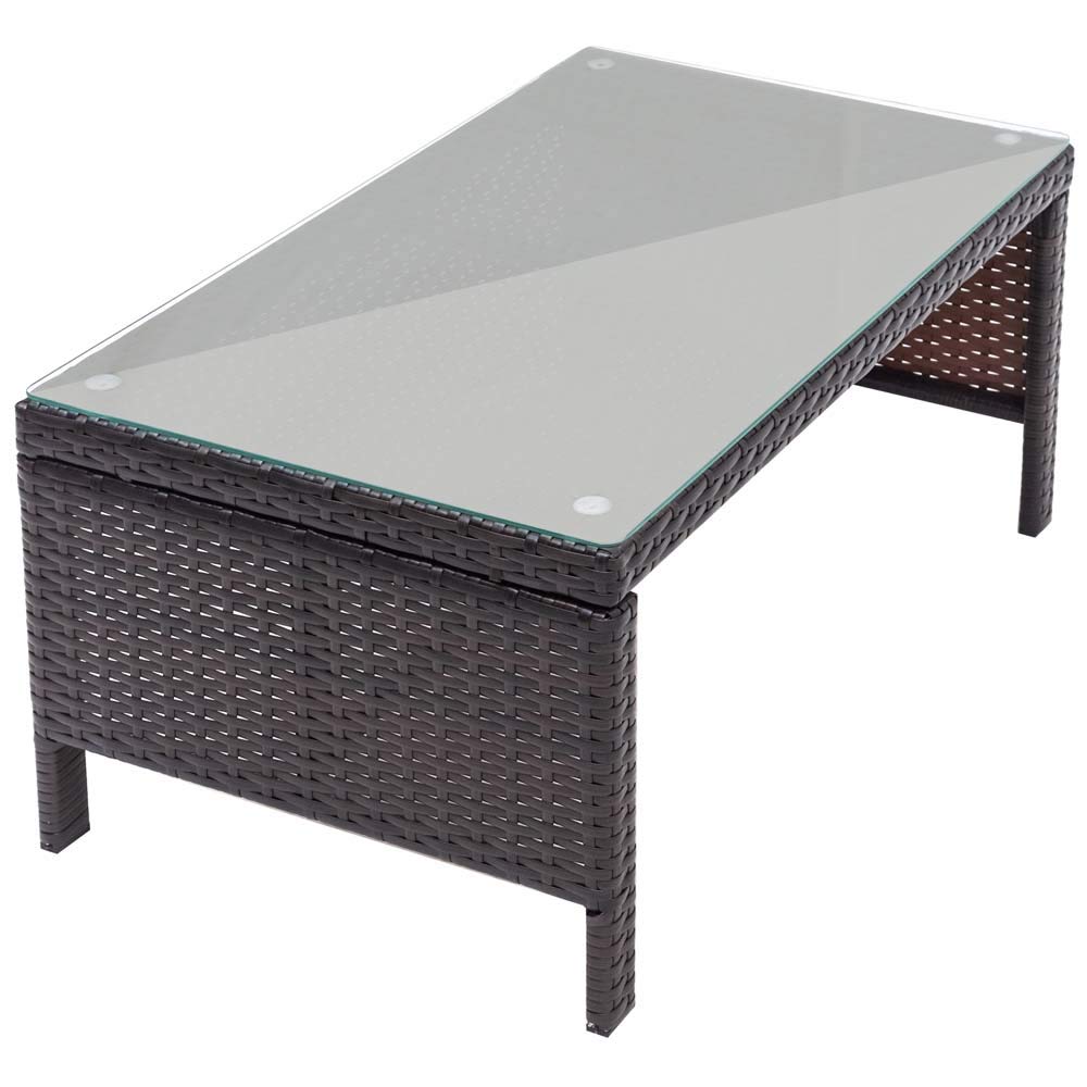 3-Piece Outdoor Patio Furniture Set - All-Weather Rattan Sofa with Cushions for Garden, Poolside & Backyard Relaxation