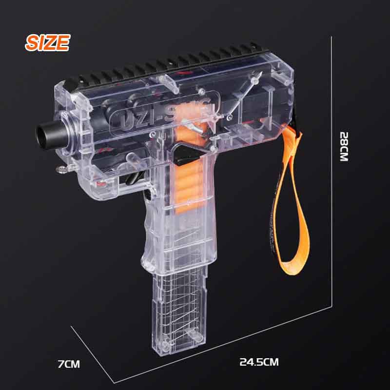 Electric UZI SMG Foam Dart Blaster Toy Gun - High Performance Nerf Style Blaster for Outdoor Games, Team Battles & Backyard Fun - Perfect for Kids, Teens & Adults