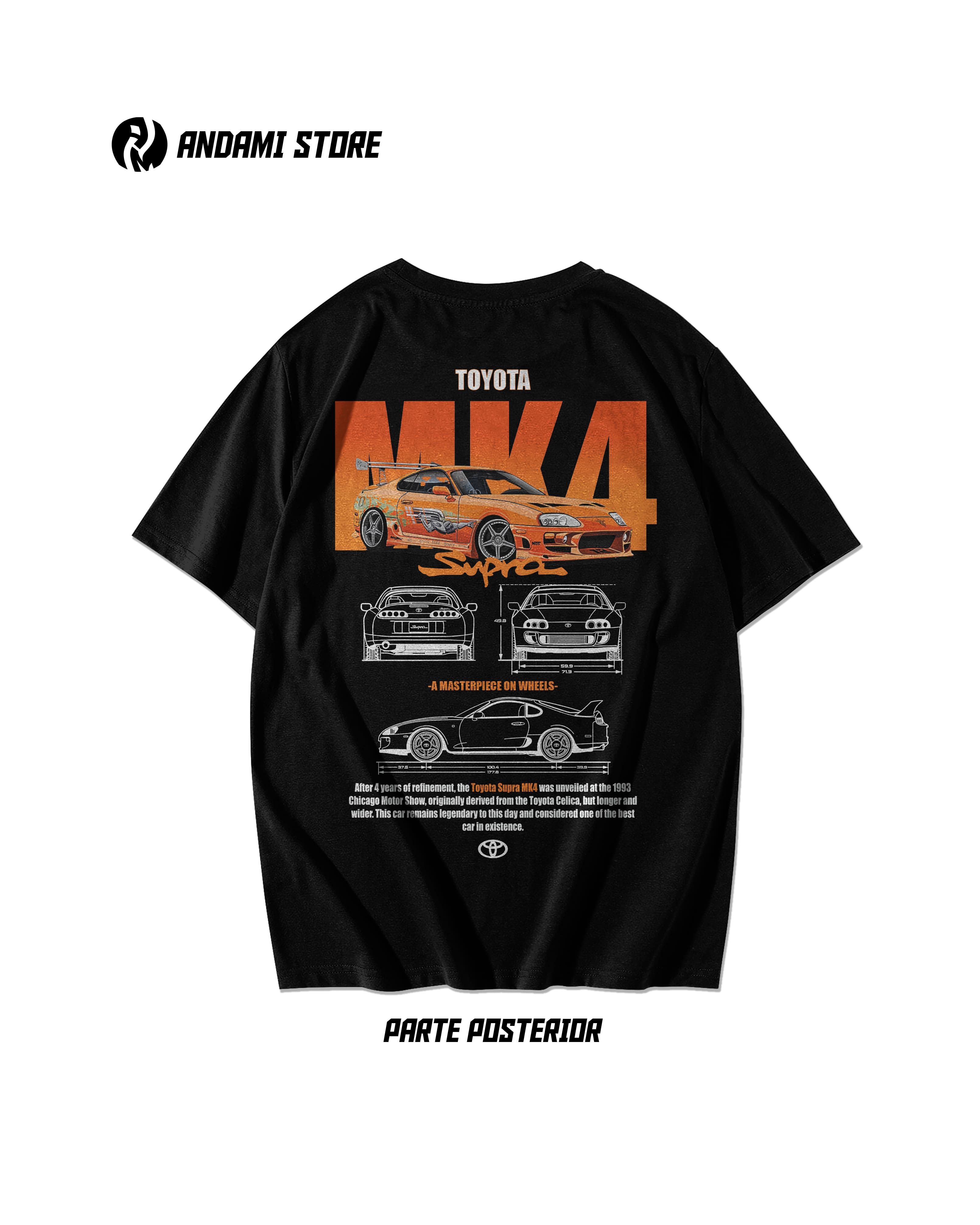 Toyota Supra MK4 T-Shirt - Vintage Japanese Car Enthusiast Tee for Men & Women - Perfect for Car Shows, Racing Events & Casual Wear