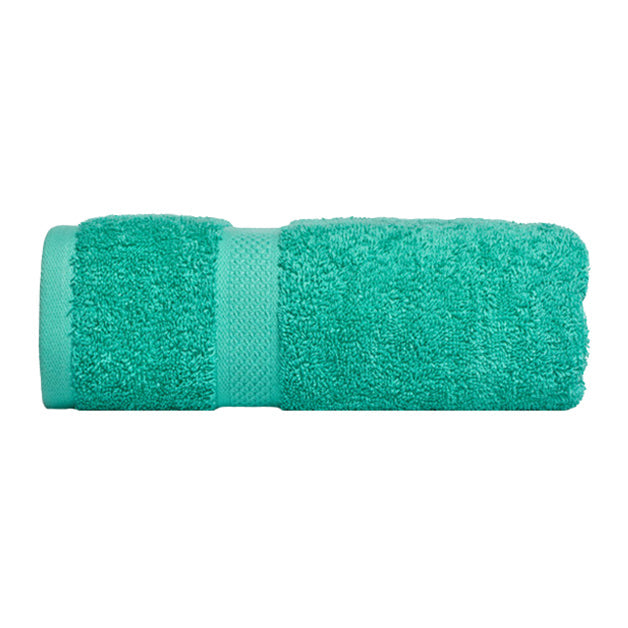 Premium 100% Combed Cotton Bath Towel Set - Soft & Absorbent Turquoise Bath Sheets for Spa, Beach & Luxury Bathroom Use