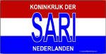 Dutch-Inspired Decorative Plate - Customizable Text & Design - Perfect for Home Decor, Gifts, and Special Occasions