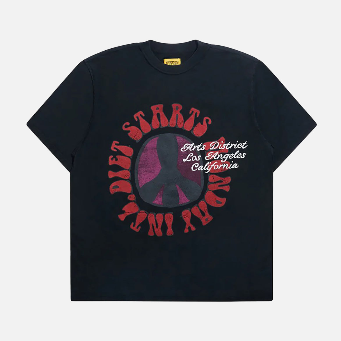 Vintage Black Arts District T-Shirt - Soft Cotton Unisex Tee for Casual Wear & Street Style Outfits