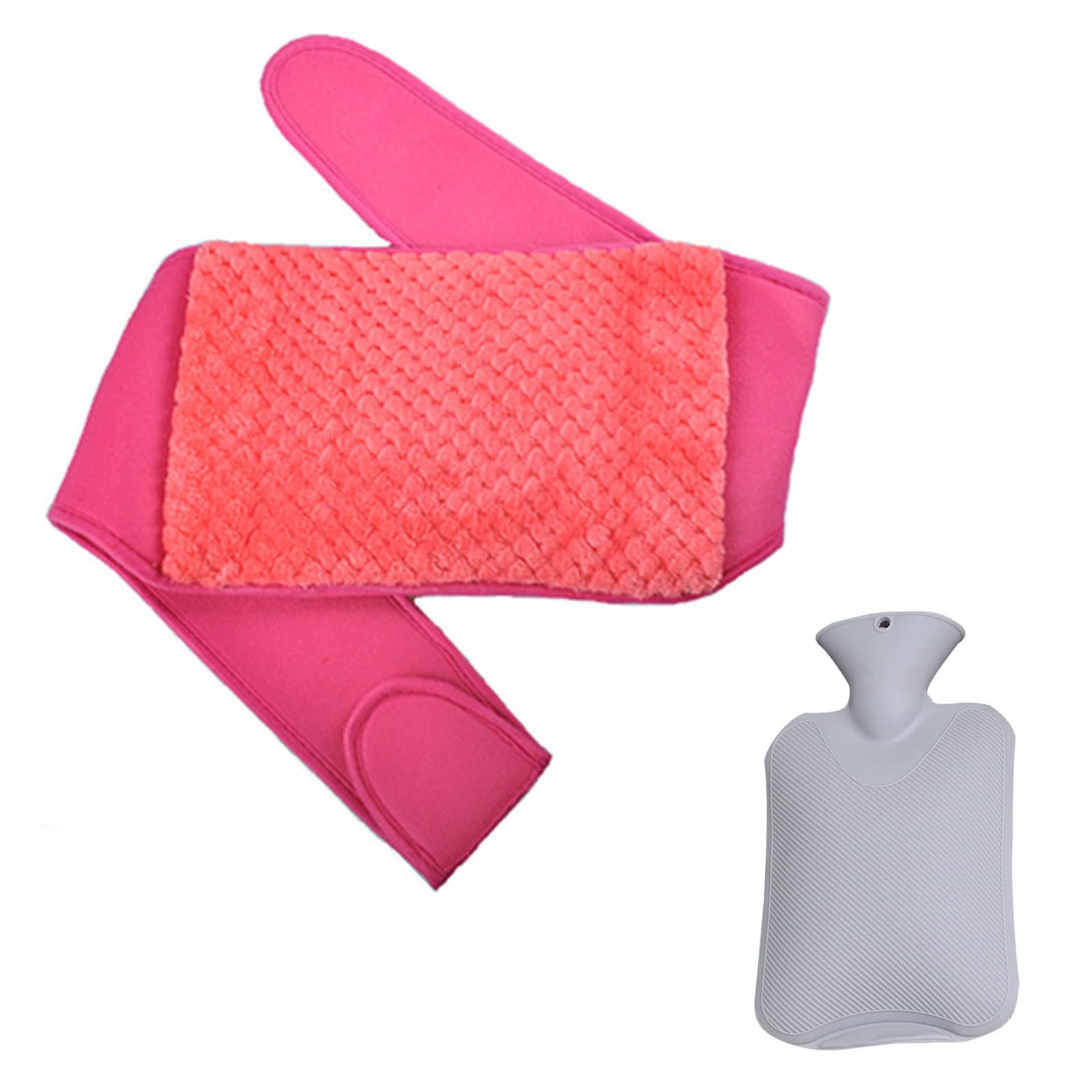 Reusable Hand Warmers & Hot Water Bottle Belt Set - Pain Relief & Warmth for Waist & Hands - 2-in-1 Heating Solution for Winter, Outdoor Activities & Menstrual Comfort