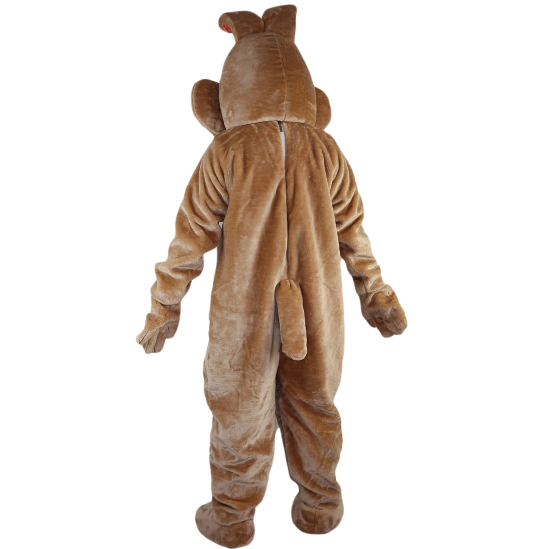 Soft Plush Rabbit Mascot Costume for Adults - Beige Bunny Outfit with Mask for Cosplay, Easter Parties & Halloween Costume | Fun Theme Parties & Holiday Events