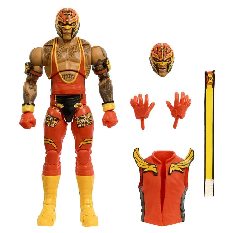 Rey Mysterio WWE Ultimate Edition 23 Action Figure - Collectible Wrestling Toy for Kids & Adults - Perfect for Display, Play & WWE Fan Collections