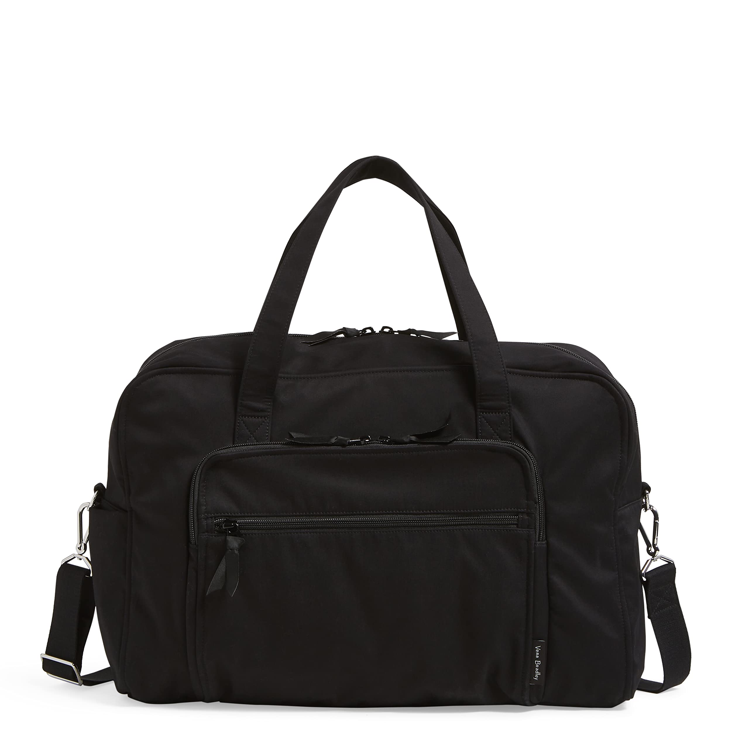 Vera Bradley Women's Cotton Weekender Travel Bag - Stylish Carry-On Overnight Bag for Weekend Getaways, Gym, Work & Travel Accessories
