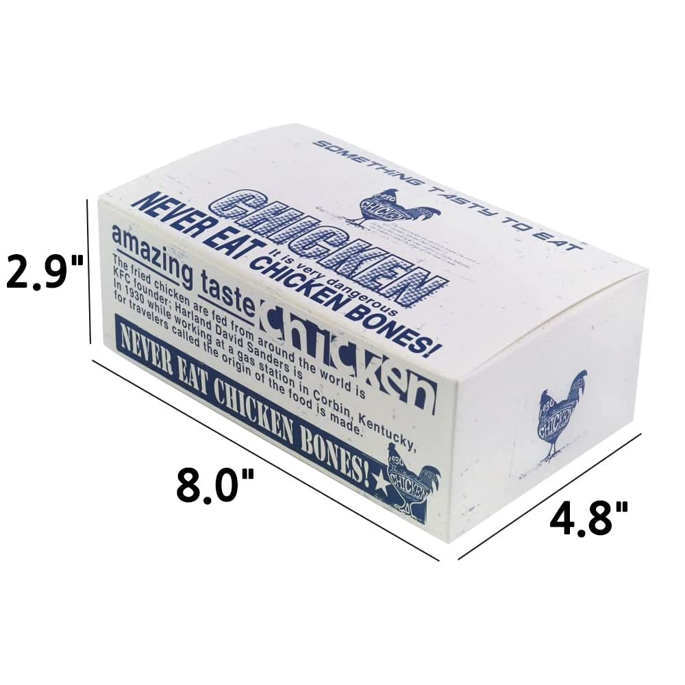 50-Pack Large Fried Chicken Containers 8