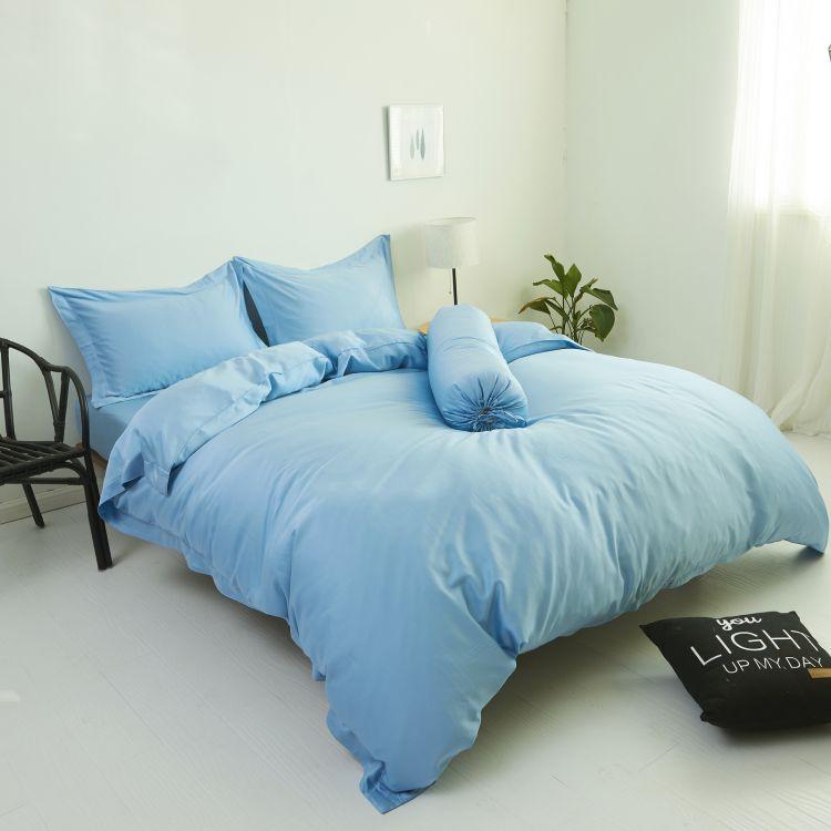Premium TENCEL™ Summer Blue Quilt Cover Set - Breathable & Cooling Bedding for Hot Sleepers - Perfect for Guest Rooms, Master Bedrooms & Vacation Homes