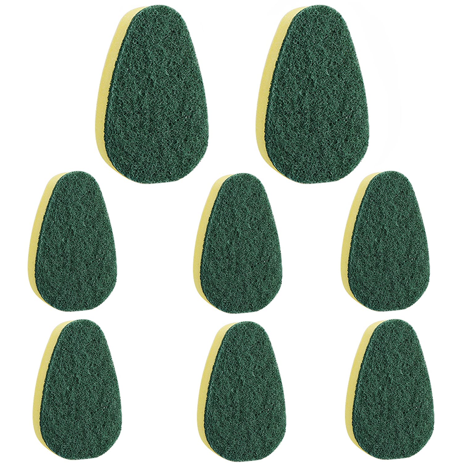 8-Pack Dish Wand Sponge Refills - Kitchen Cleaning Brush Heads for Sinks & Dishes