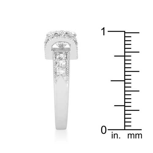 Exquisite Tension Set Engagement Ring - 14K White Gold Diamond Wedding Band for Women | Perfect for Proposals, Anniversaries & Romantic Occasions
