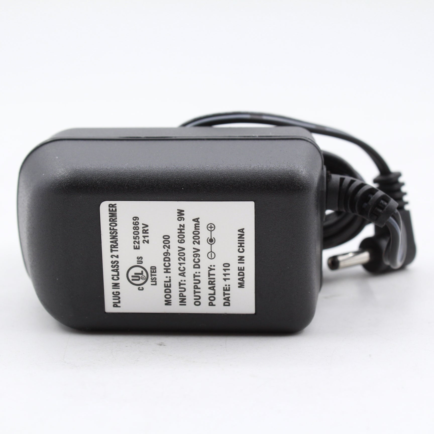 (5 Pack) 9V DC 200mA Class 2 Power Supply AC Adapter - Compatible with Class 2 Model HCD 200 - Perfect for Security Cameras, Wireless Routers & Electronic Devices
