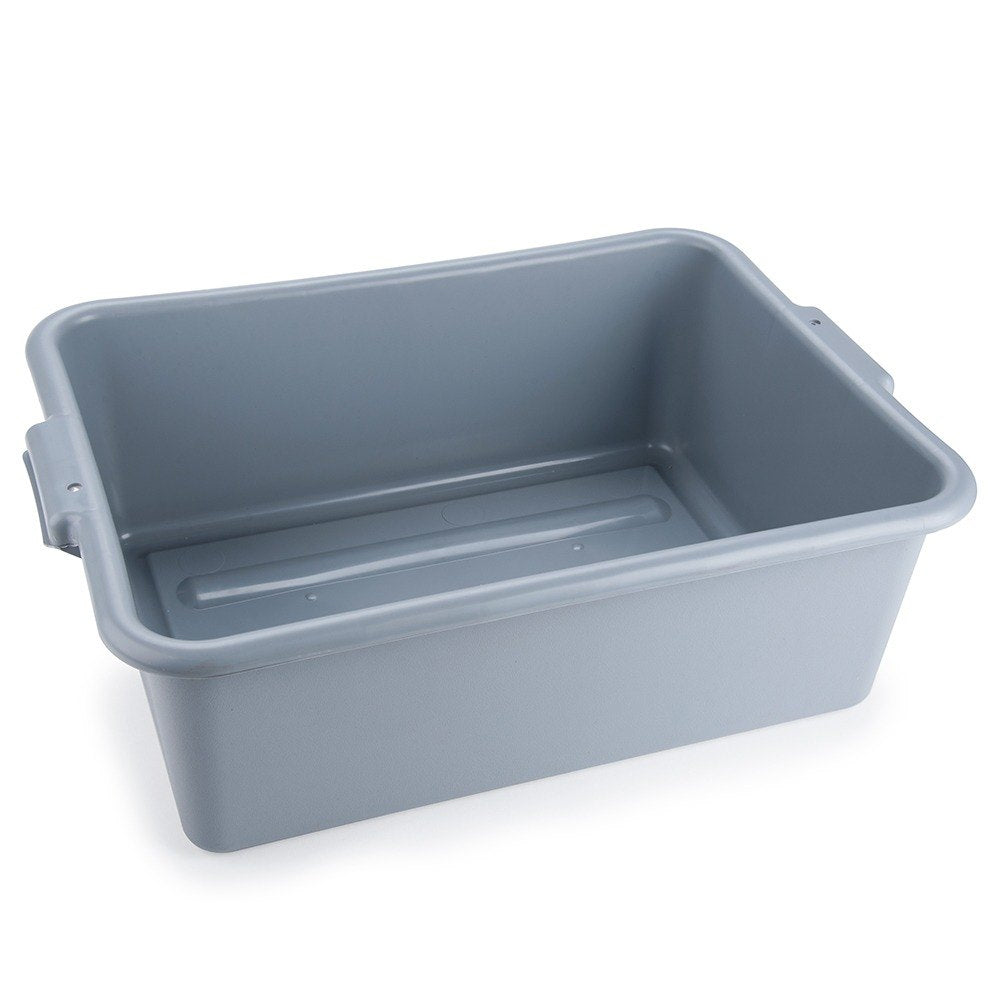 Commercial Gray 7 Bus Tub 26129 - Heavy Duty Restaurant Dish Pan for Kitchen, Bar & Catering Use