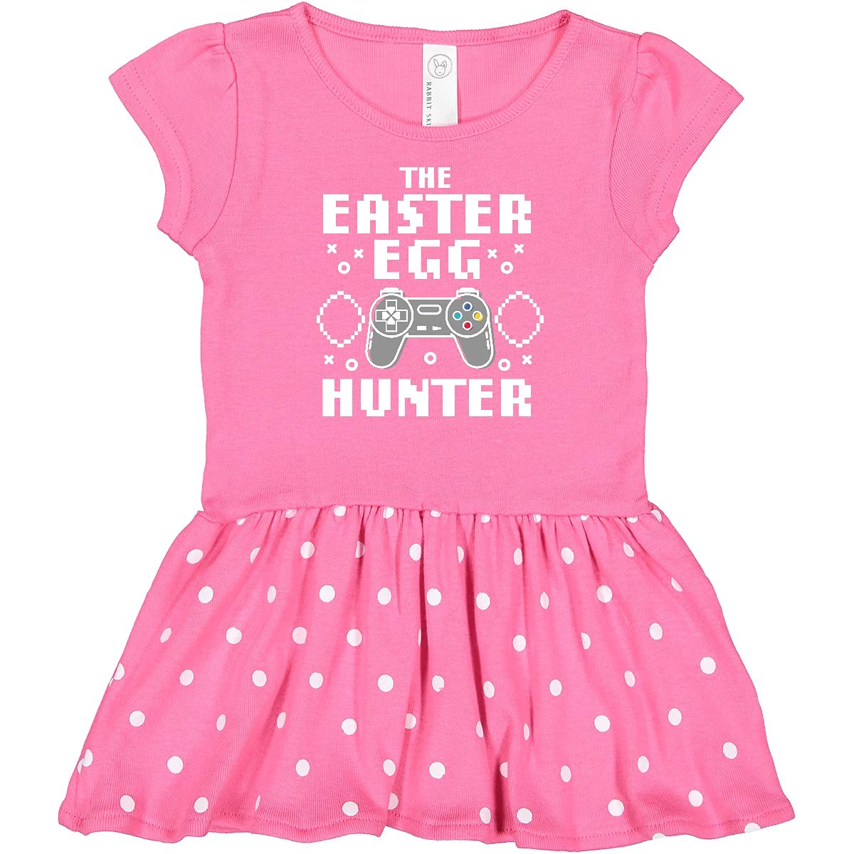 Inktastic Happy Easter The Easter Egg Hunter Gamer Infant Dress - Cute Baby Outfit for Easter Egg Hunt, Family Photos & Holiday Celebrations