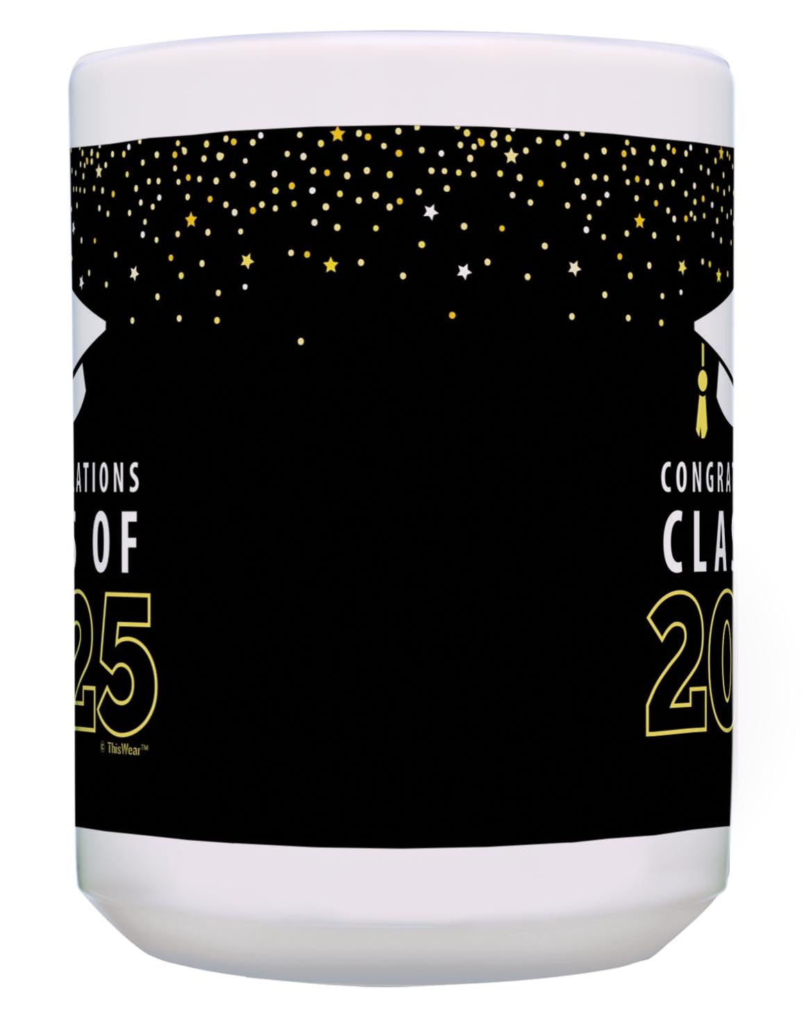 2025 Graduation Coffee Mug - 15oz Ceramic Mug with Handle for Grad Party Favors | Congratulations Class of 2025 Gift | Perfect for Coffee, Tea & Hot Drinks at Graduation Celebrations