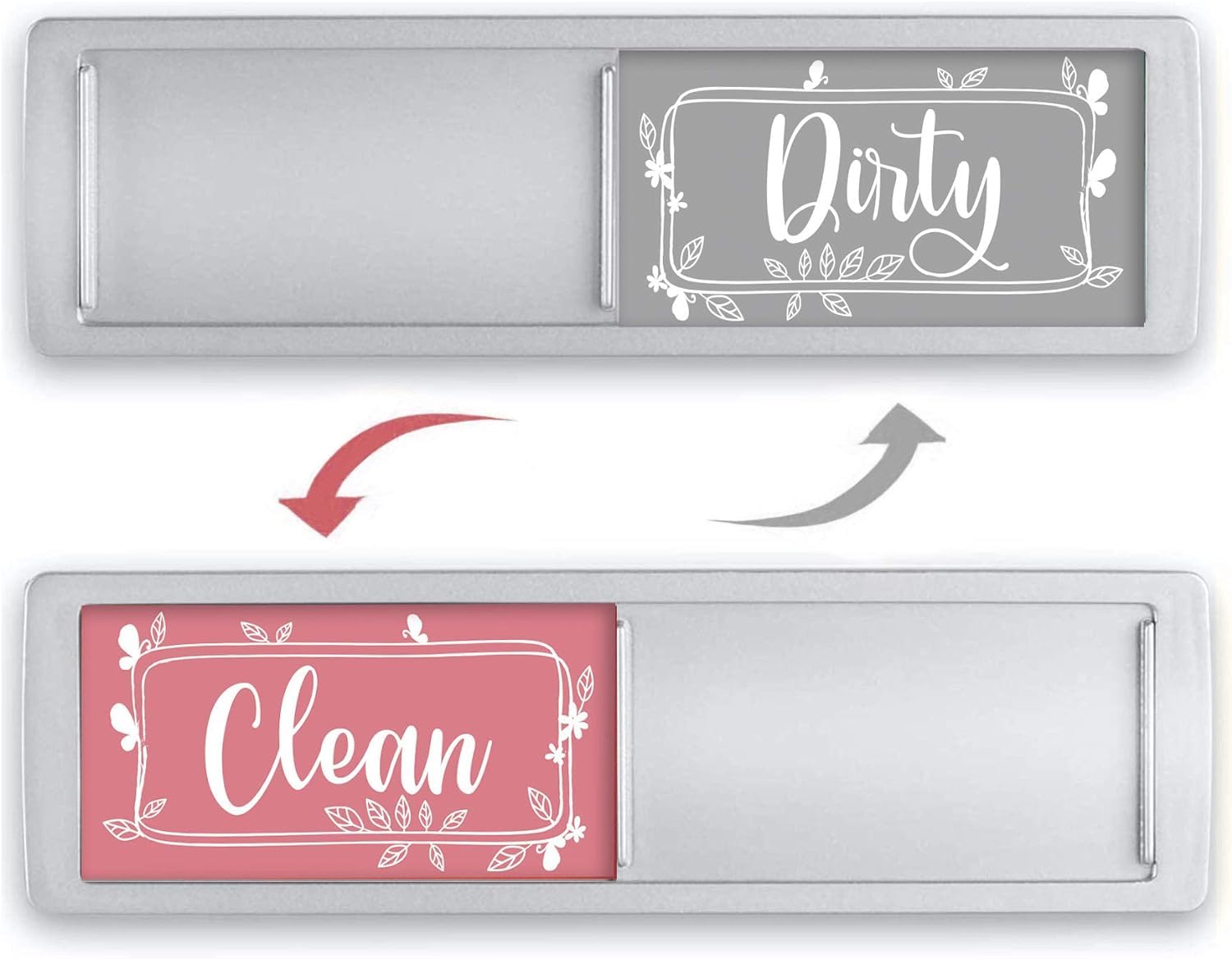 Dishwasher Clean Dirty Sign Magnet - Easy to Read Kitchen Decor with Strong Magnetic Hold | Perfect for Modern Homes & Restaurants