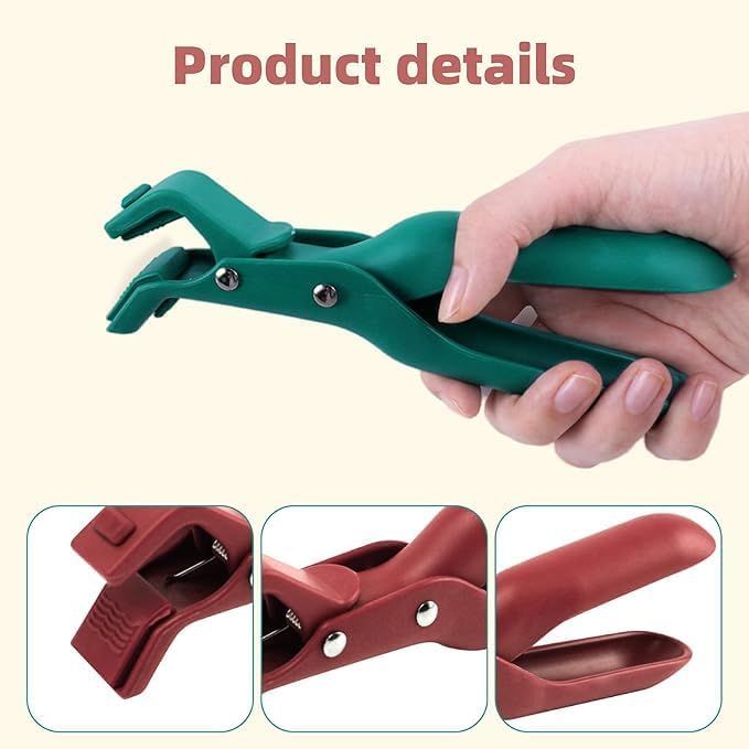 DREWIT STAR Anti-Scald Bowl Holder Clip - Heat-Resistant Kitchen Gripper for Hot Bowls, Plates & Pans - Secure Tongs Clamp for Safe Cooking & Serving - Perfect for Baking, Meal Prep & Dining