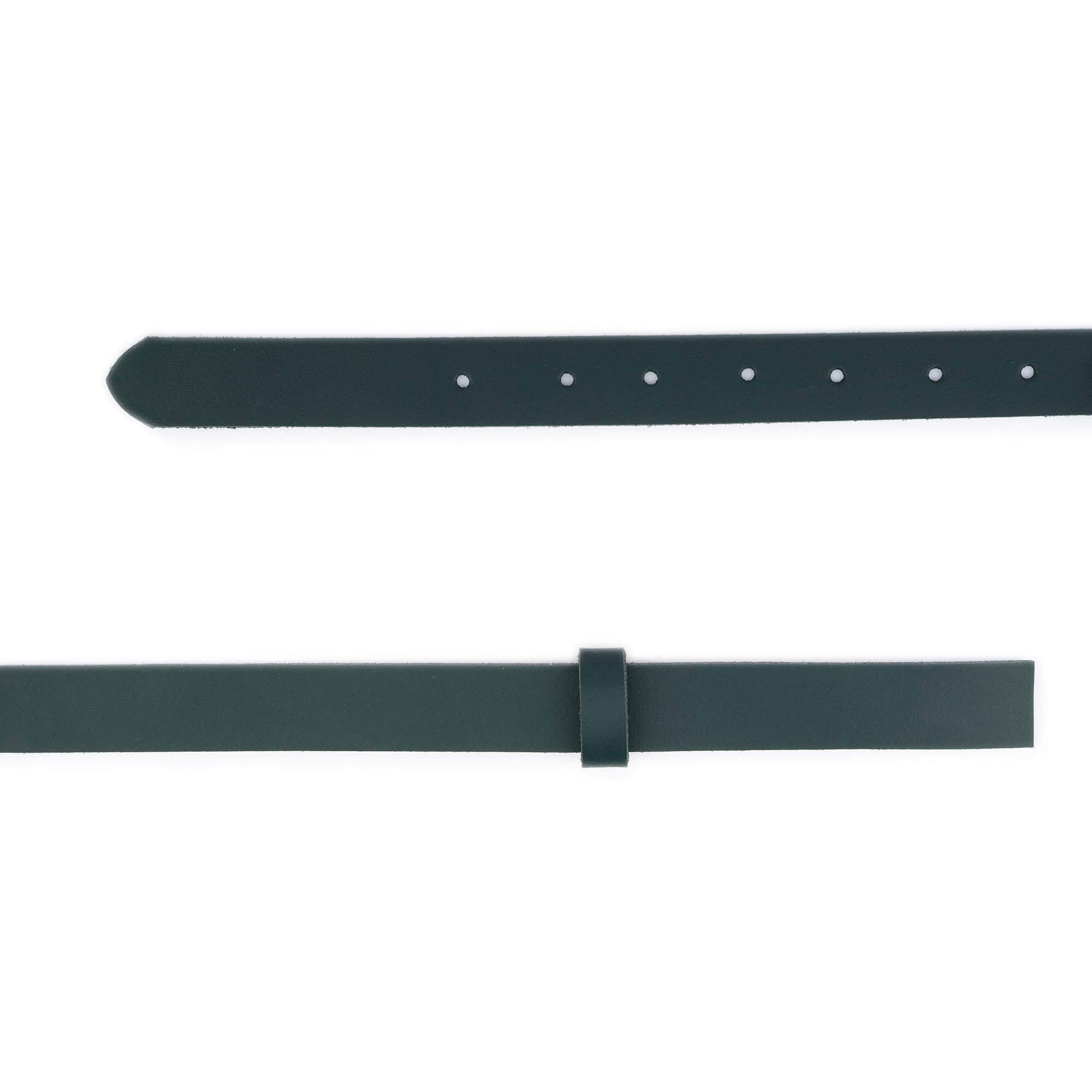 2.5 cm Forest Green Genuine Leather Belt Strap - Replacement for Versace Buckles | Fashion Accessory for Men & Women | Perfect for Casual, Office & Formal Outfits