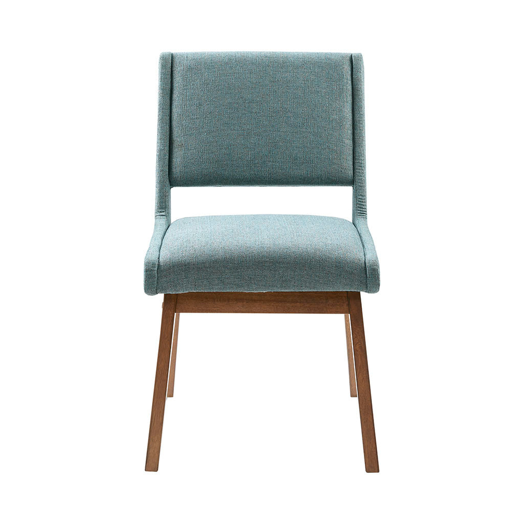 Modern Dining Chairs Set of 2 - Sturdy Wooden Kitchen Chairs with Padded Seats - Perfect for Dining Room, Kitchen, Breakfast Nook & Small Spaces