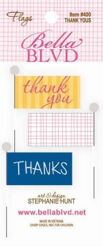 Bella Blvd Thank You Cards - Double Sided Scrapbook Paper for DIY Greeting Cards, Gift Tags & Craft Projects - Perfect for Handmade Thank You Notes, Wedding Invitations & Scrapbooking