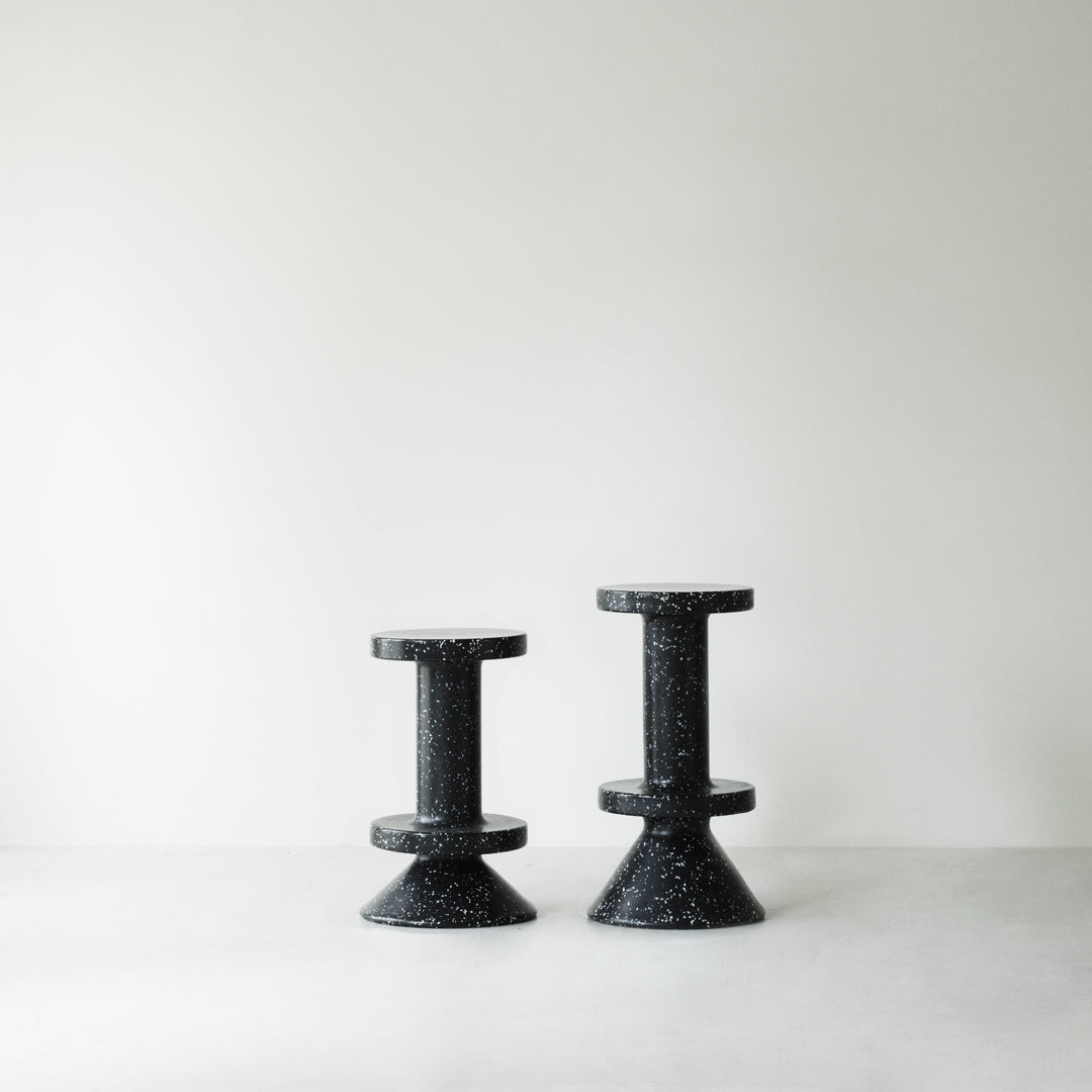 Bit Counter Stool - Adjustable Bar Stool with Footrest for Kitchen, Bar & Office - Modern Industrial Style Stool for Home & Commercial Use
