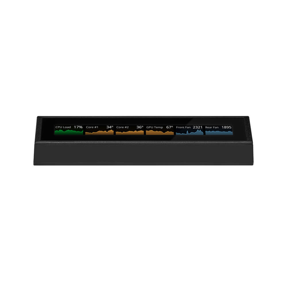 Corsair iCUE NEXUS Companion Touch Screen LCD Display - Programmable Macro Keys & RGB Lighting for Gaming PC Setup | Perfect for Streamers & Esports Enthusiasts