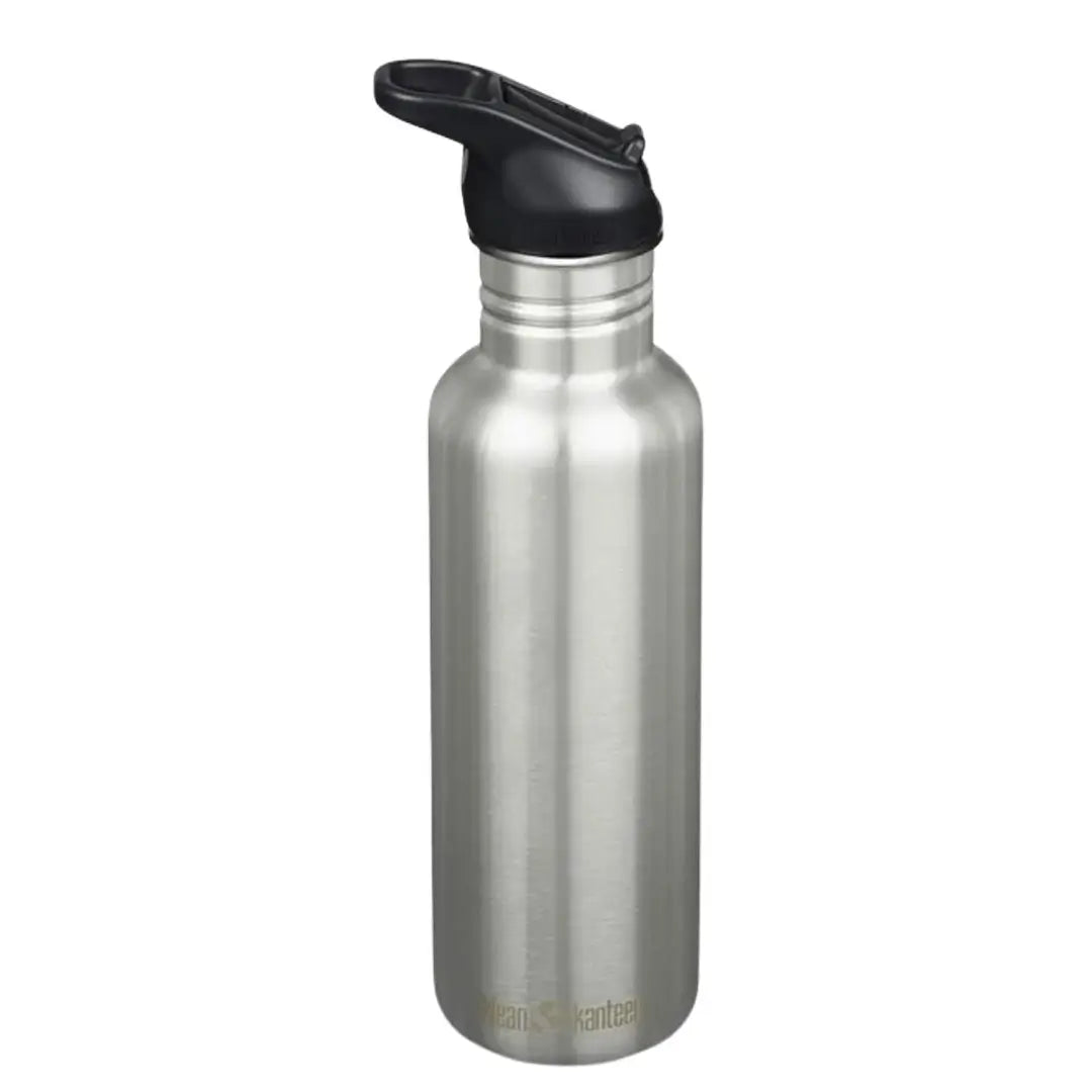 Klean Kanteen Classic Flip Cap Stainless Steel Water Bottle 800ml (27oz) - BPA Free, Leak Proof, Eco-Friendly Reusable Water Container for Hiking, Gym, Office & Outdoor Activities