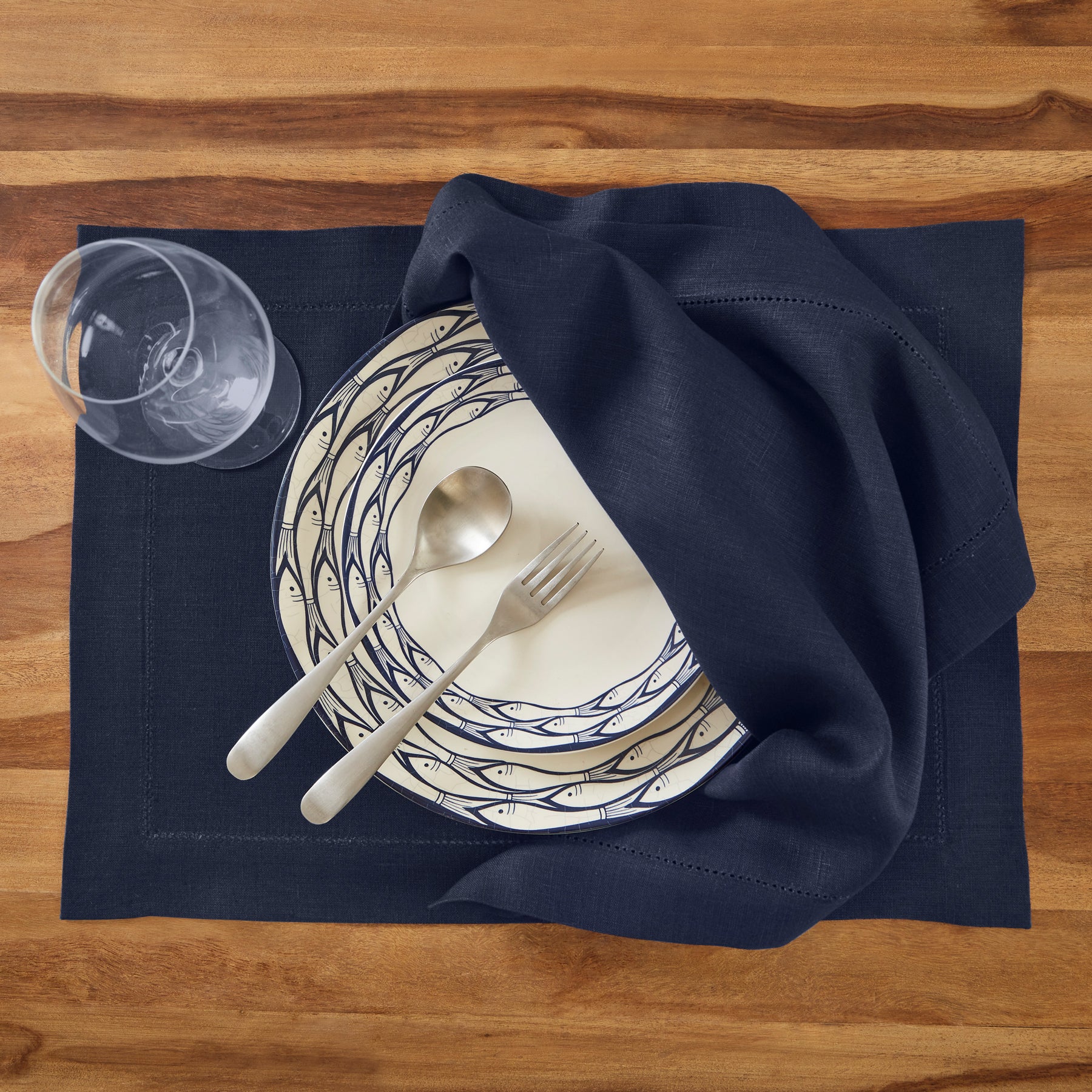 Premium Medium Weight Hemstitch Napkins - 12-Pack White Linen Dinner Napkins for Formal Dining, Weddings & Special Occasions