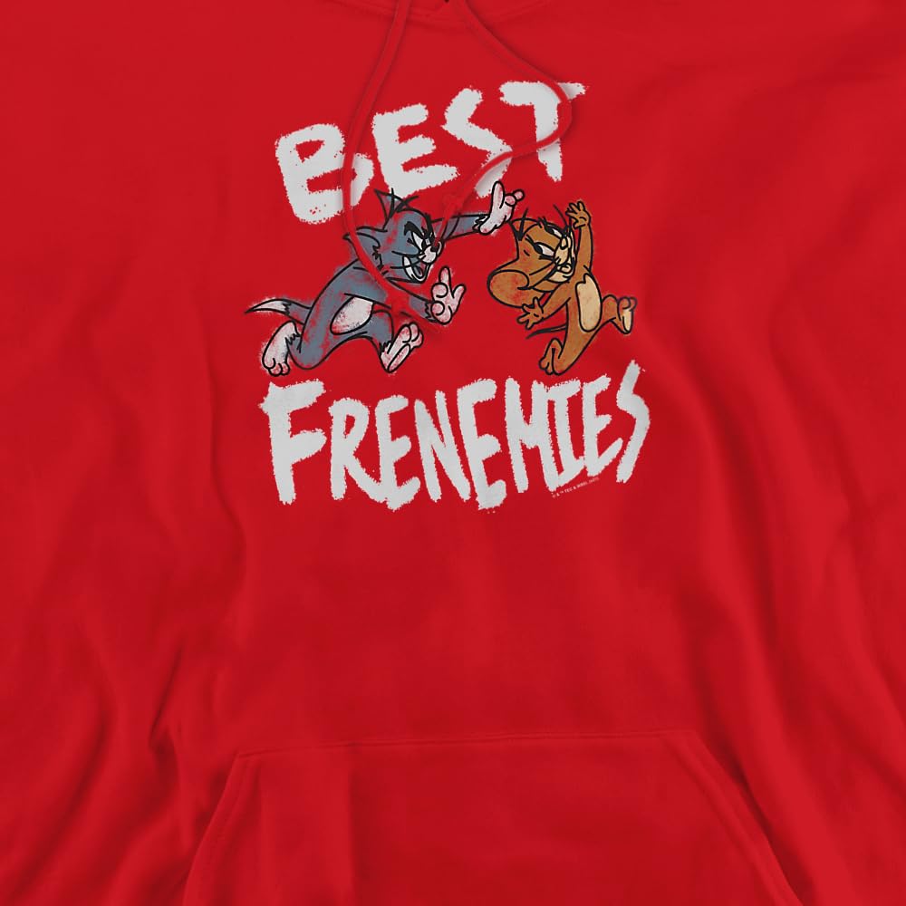 LOGOVISION Tom and Jerry Movie Best Frenemies Unisex Adult Pullover Hoodie - Casual Wear, Cosplay, Gift for Fans, Streetwear Fashion