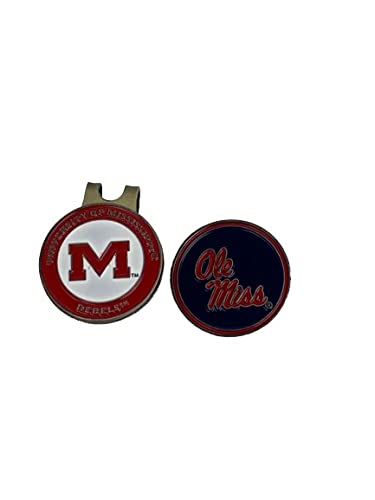 Premium Magnetic Golf Hat Clip with 2 Double-Sided Golf Ball Markers - Stainless Steel Cap Accessory for Men & Women - Perfect for Golf Tournaments, Driving Range & Outdoor Sports