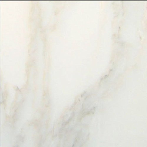 Premium Calacatta Gold Italian Marble 18x18 Honed Tile - Luxury Bathroom Wall & Kitchen Backsplash Tile for Elegant Home Renovation | Perfect for Shower Surrounds, Vanity Walls & Modern Kitchen Designs