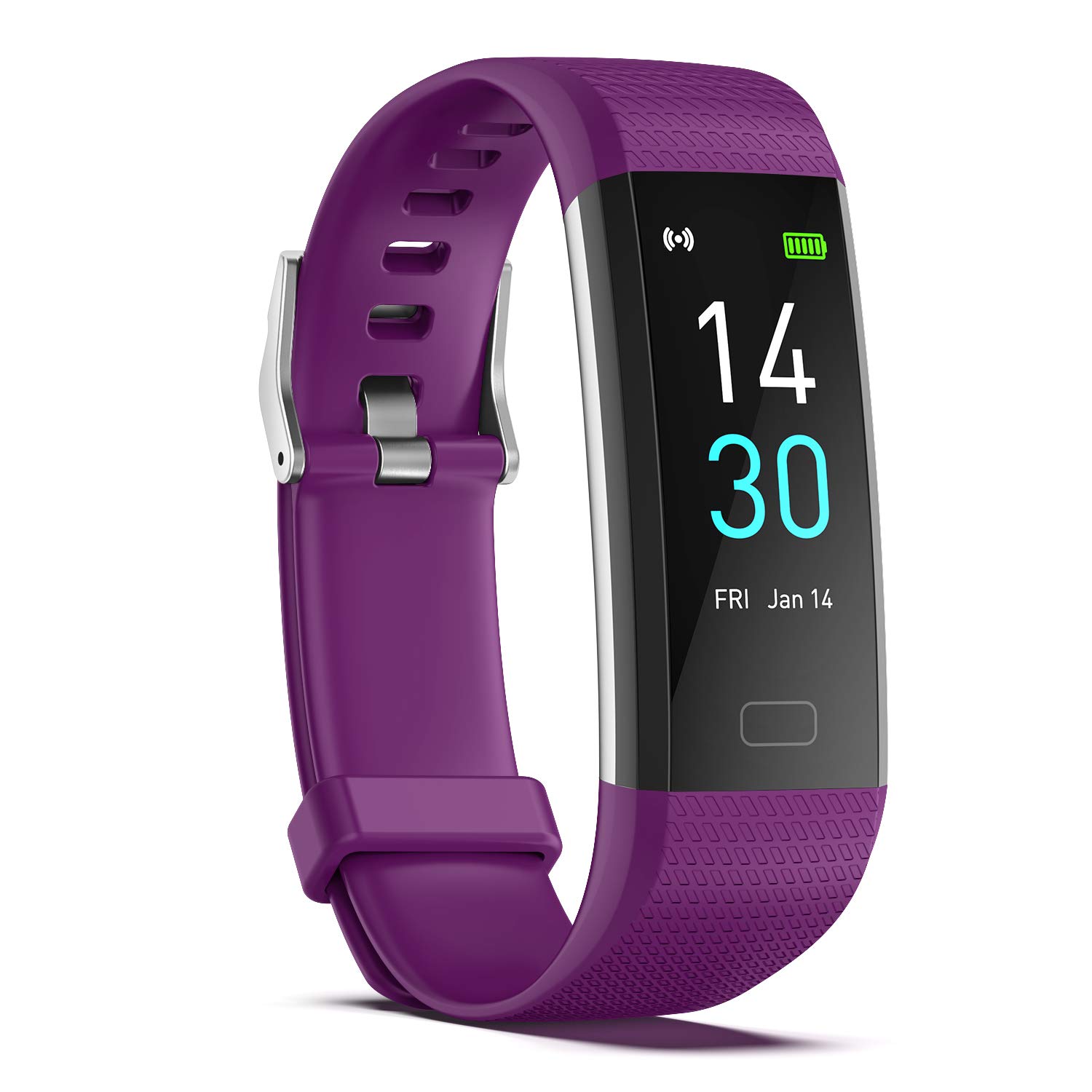 ENGERWALL Fitness Tracker with Heart Rate Monitor, Step Counter, Calorie & Sleep Tracker - IP68 Waterproof Activity Tracker Smartwatch for Women, Men & Kids - Perfect for Running, Gym & Daily Health Monitoring