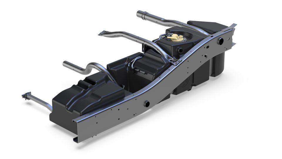 2004-2010 GM Duramax 6.6L Short Bed Crew Cab 62 Gallon Replacement Fuel Tank - Heavy Duty Diesel Upgrade for Towing & Long Distance Hauling