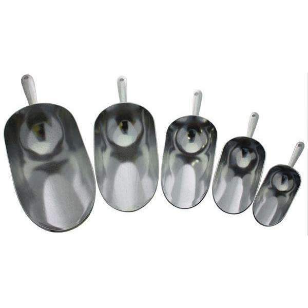 Stainless Steel Round Flour Scoop - Durable Baking Measuring Cup for Flour, Sugar & Dry Ingredients - Perfect for Home Baking, Cooking & Kitchen Use