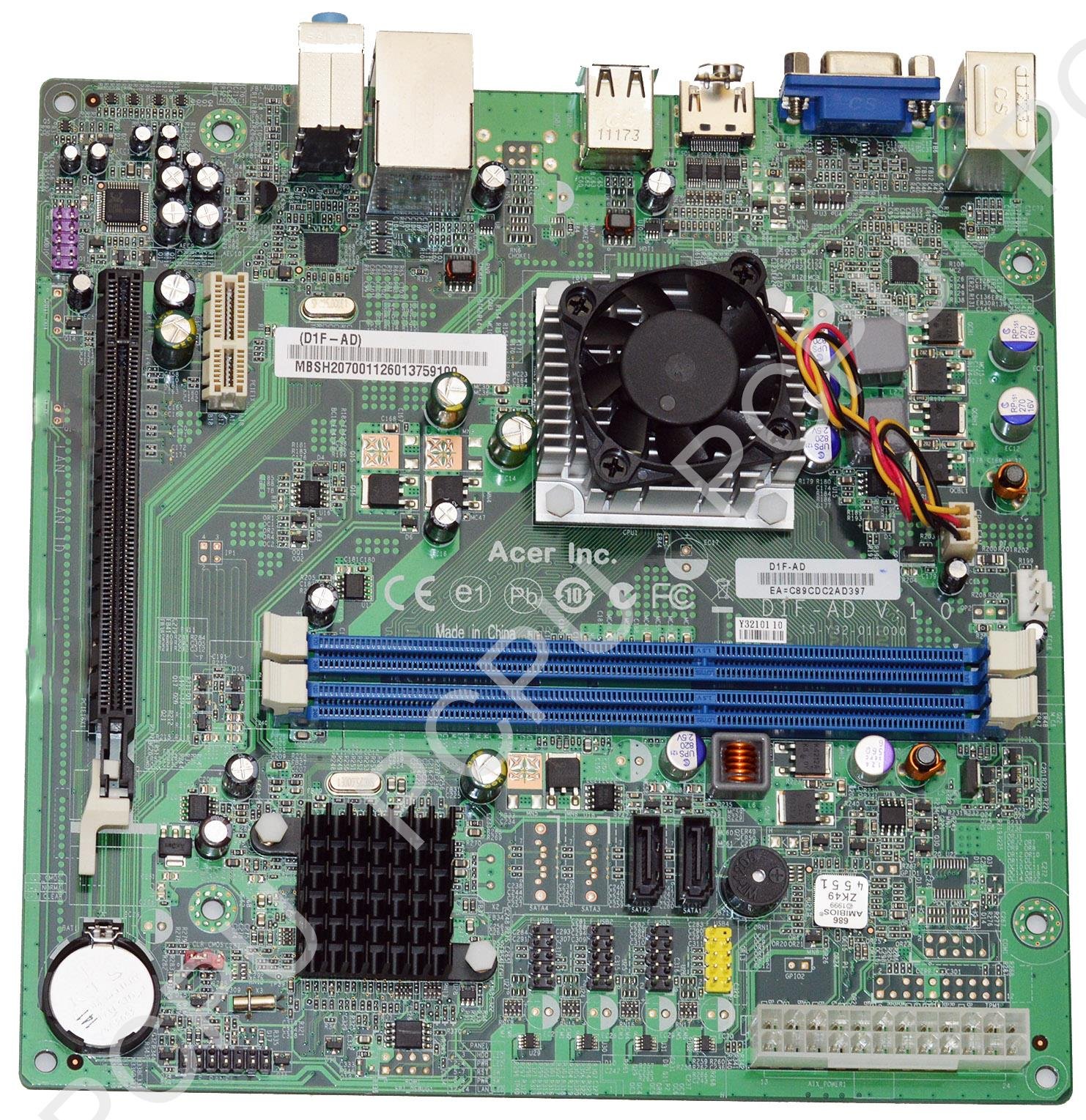 Acer Aspire X1430 X1430G Motherboard with AMD E-450 1.65GHz CPU - Replacement Laptop Motherboard for Acer Aspire X1430 Series | Ideal for Computer Repair & Upgrades