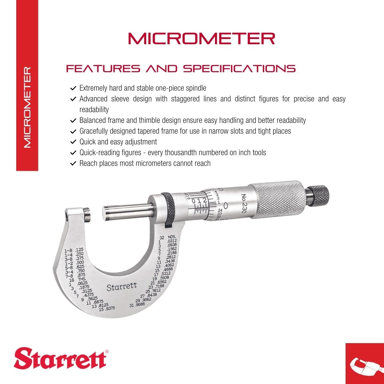 Starrett 0-1
