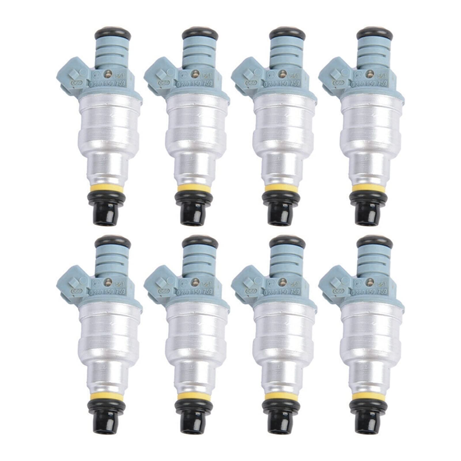 OITTO 8Pcs Fuel Injector Set Compatible with Ford 7.5L V8 460 0280150759 1988-1991 - High Performance Fuel Injectors for Improved Engine Efficiency - Perfect for Ford Truck & Van Engine Upgrades