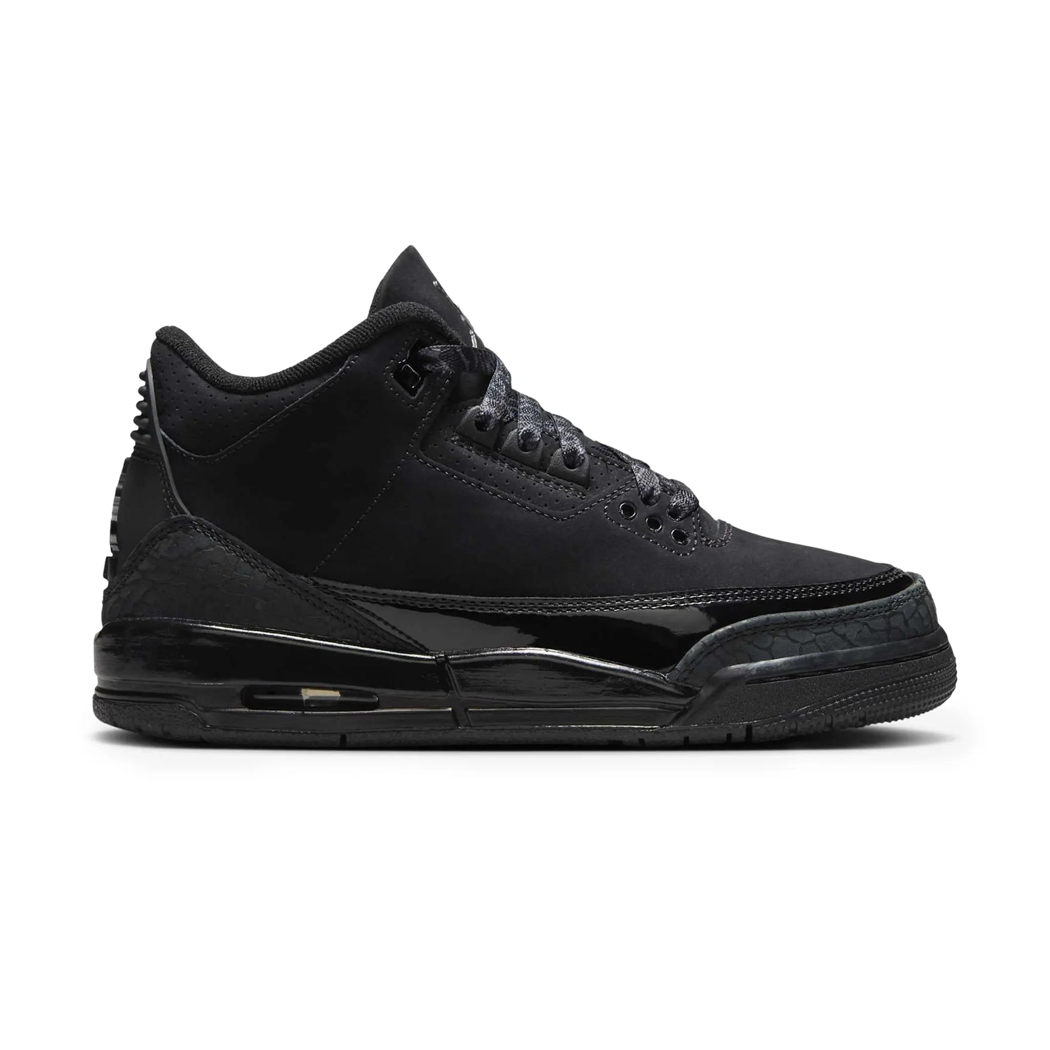 Air Jordan 3 Retro Black Cat (2025) GS - Men's/Women's Basketball Shoes for Court & Street Style - Perfect for Sneaker Collectors & Basketball Players