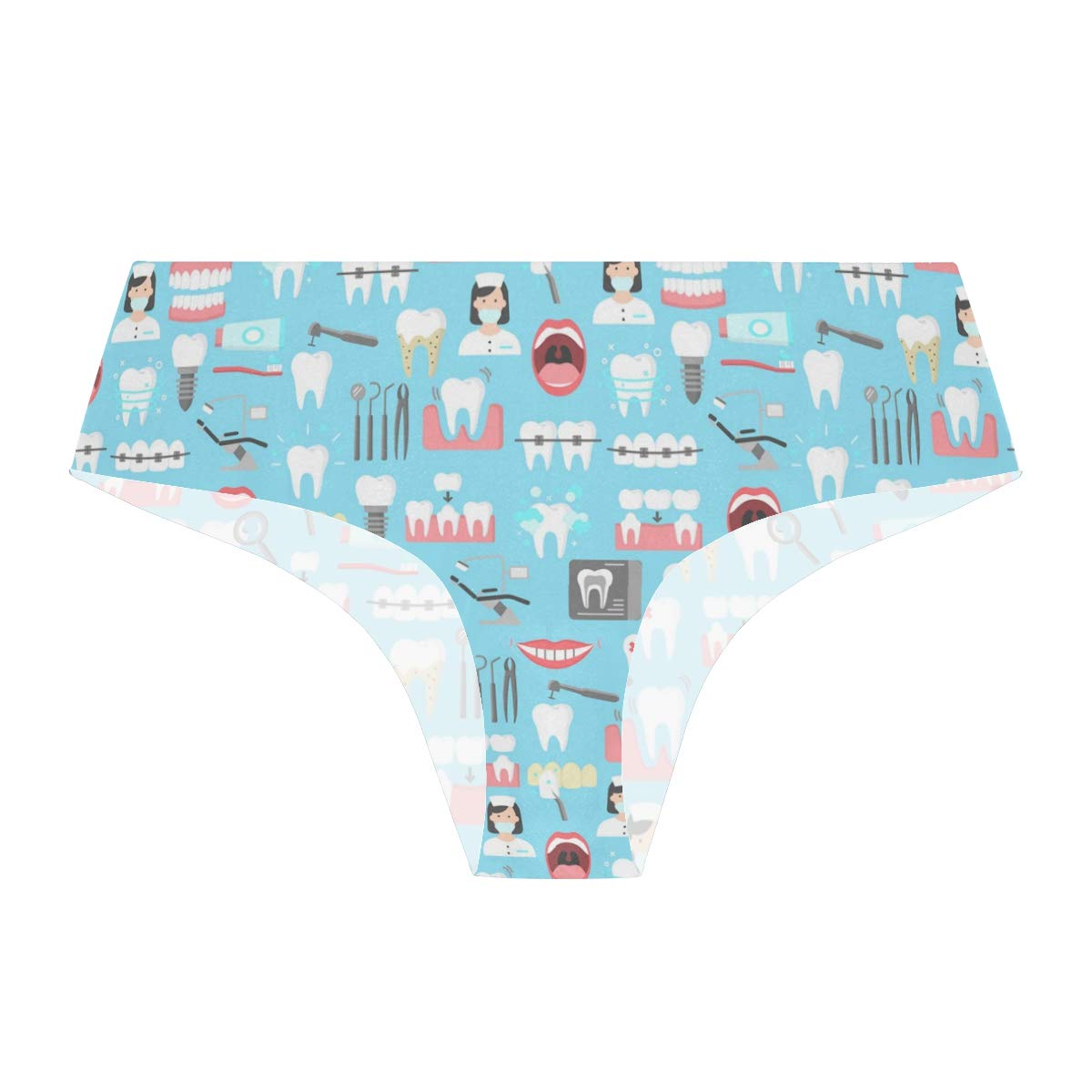 Funny Women's Briefs - Soft Seamless Invisible Panties for Everyday Comfort & Loungewear | Perfect for Yoga, Sleep & Casual Wear