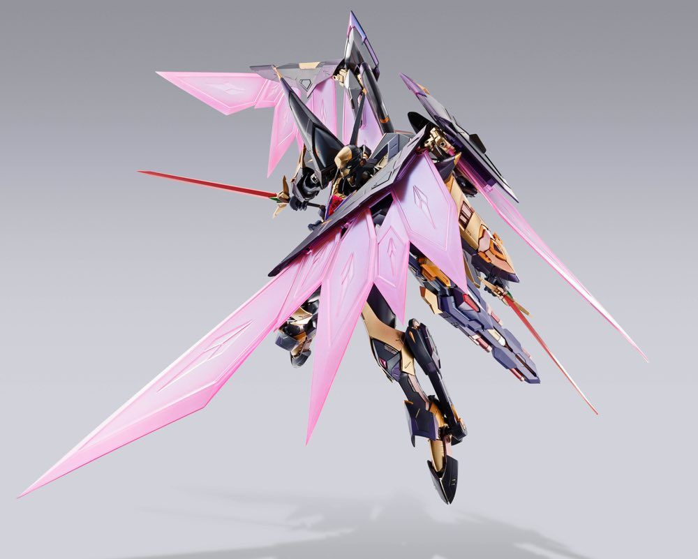 Bandai Metal Build Dragon Scale Code Geass: Lelouch of the Rebellion Lancelot Albion Zero Action Figure - Premium Collectible Anime Model for Display & Gifts | Perfect for Anime Fans & Collectors