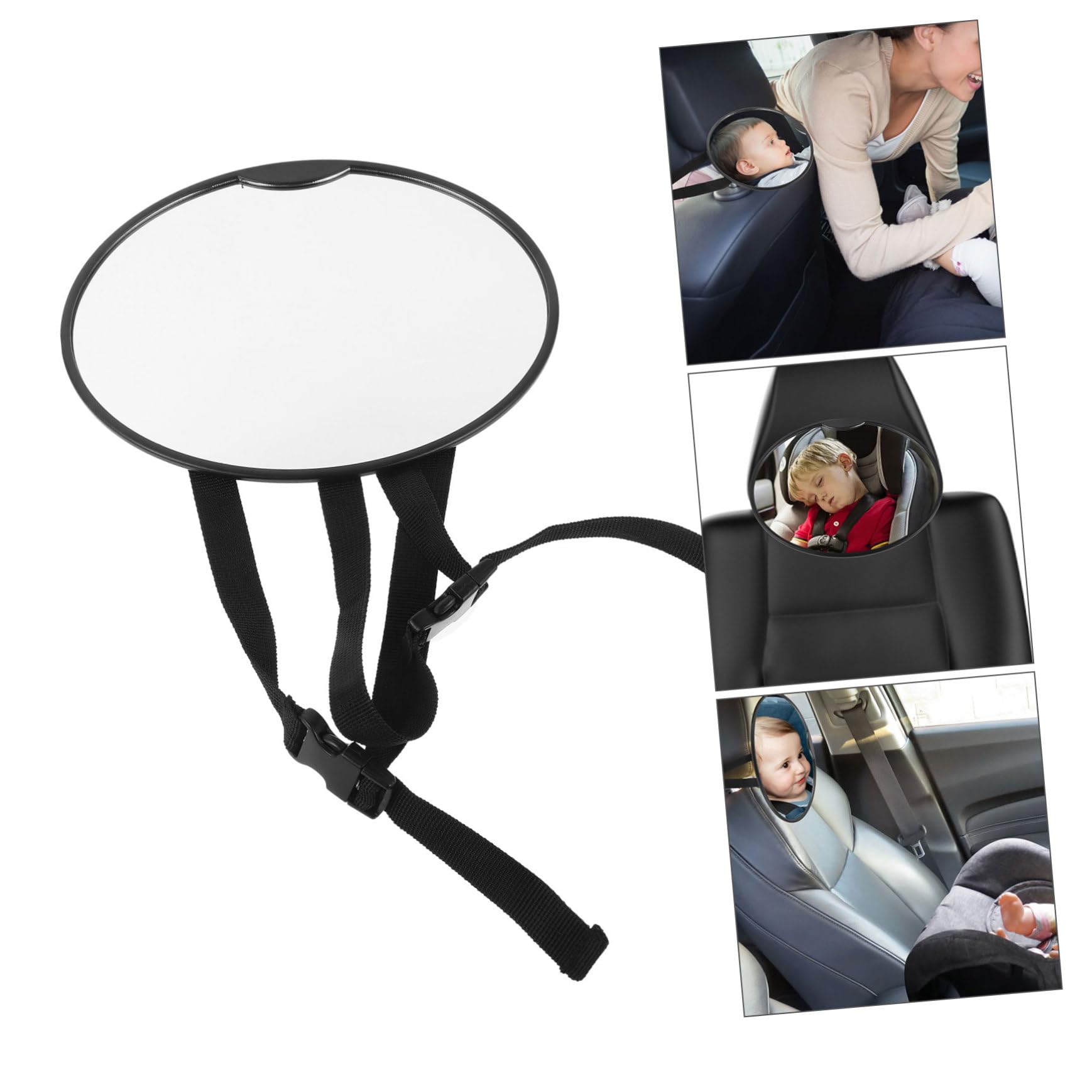 TOYANDONA Baby Car Rearview Mirror for Rear-Facing Car Seats - Shatterproof Acrylic Interior View Mirror for Safe Driving & Child Monitoring - Perfect for Parents, Travel, and Road Trips
